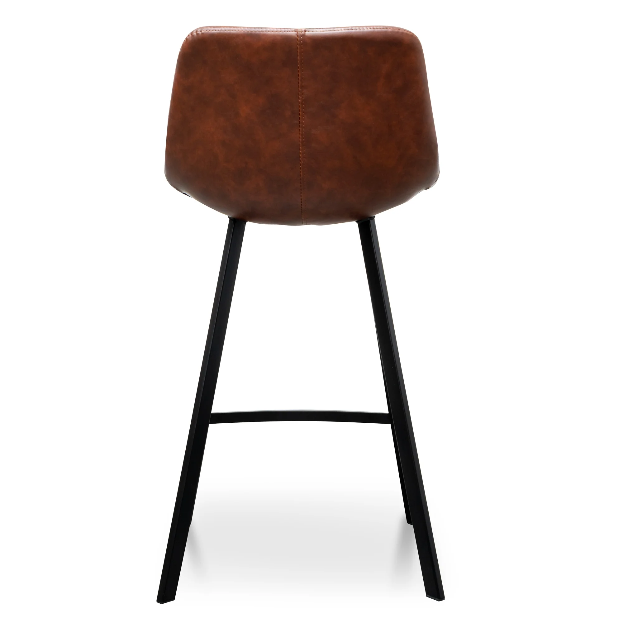 Ex Display - CBS2749-SE 65cm Bar Stool - Cinnamon Brown PU Leather - Image 5