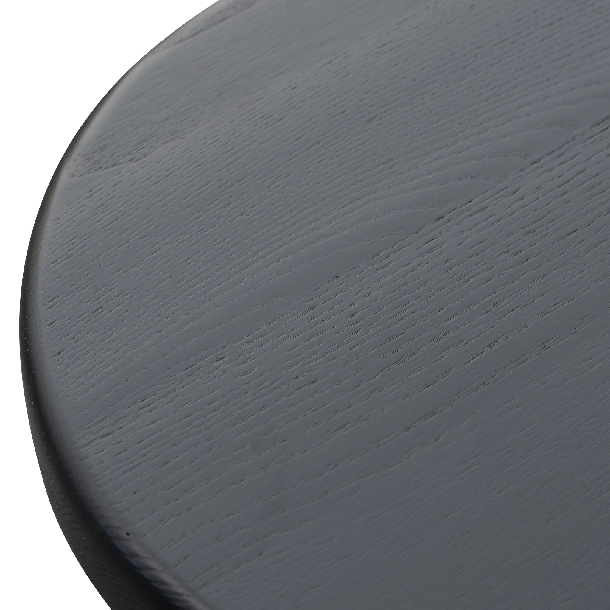 CBS2941-NH 46cm Wooden Seat Low Stool - Full Black (Set of 2) - Image 5