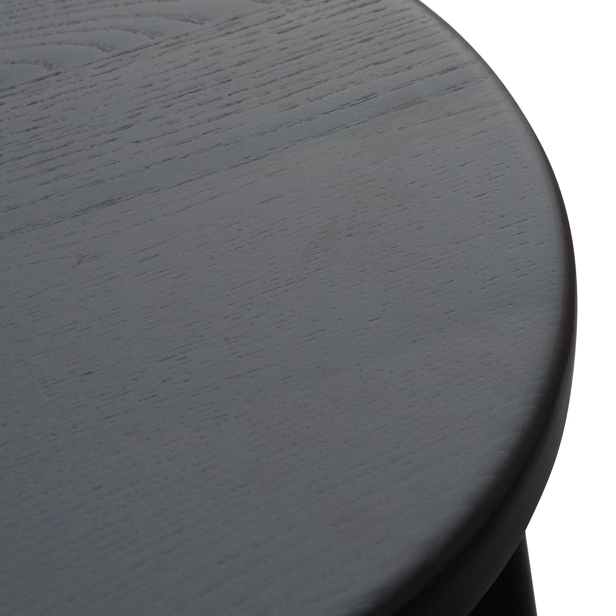 CBS2941-NH 46cm Wooden Seat Low Stool - Full Black (Set of 2) - Image 6