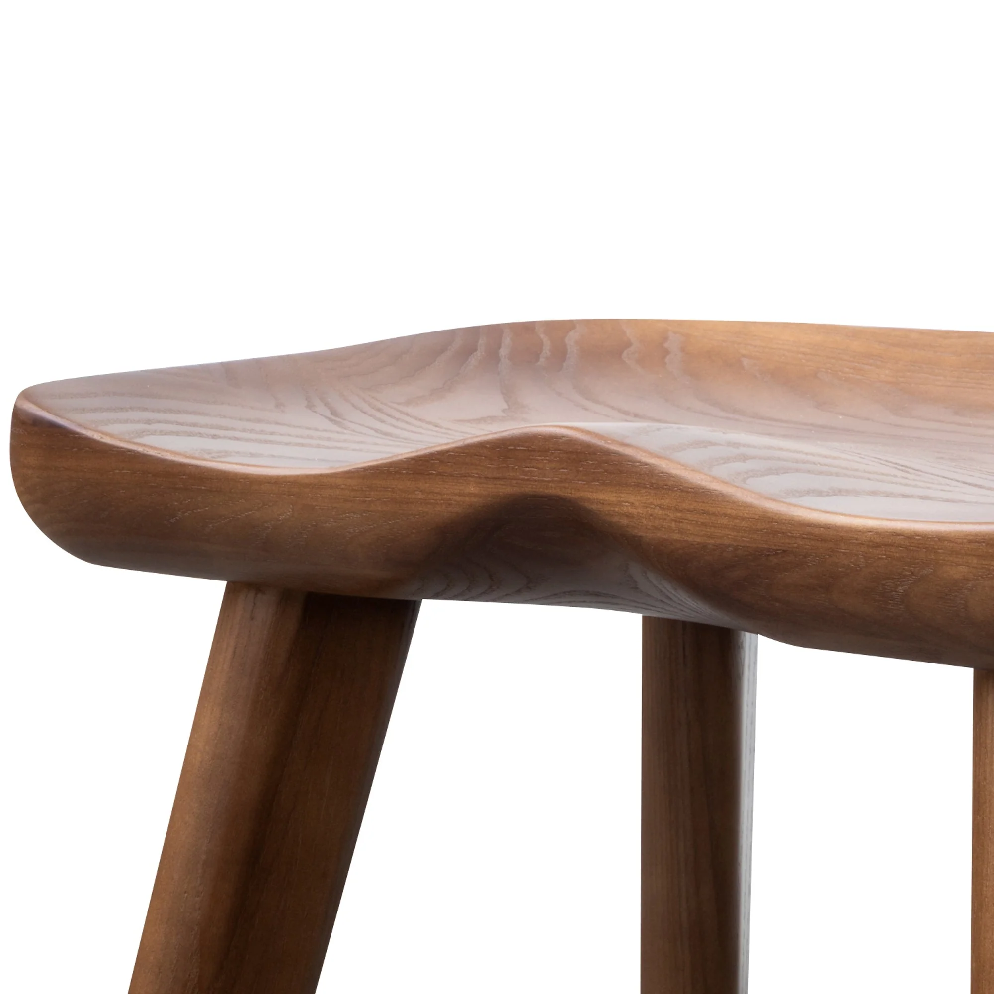 CBS2983-SU 65cm Wooden Bar stool - Walnut (Set of 2) - Image 10