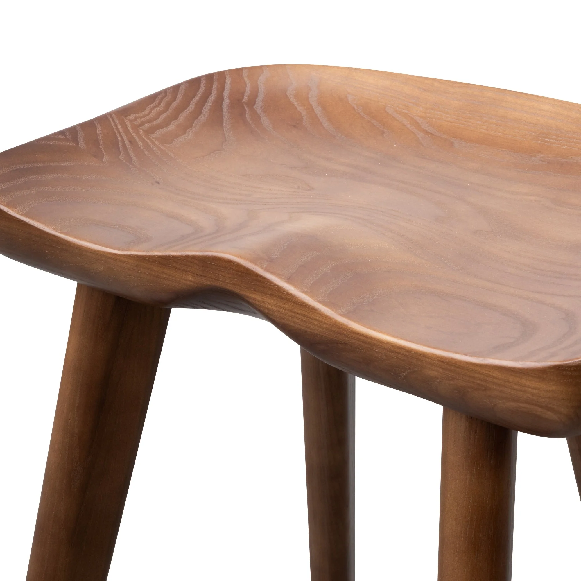 CBS2983-SU 65cm Wooden Bar stool - Walnut (Set of 2) - Image 8