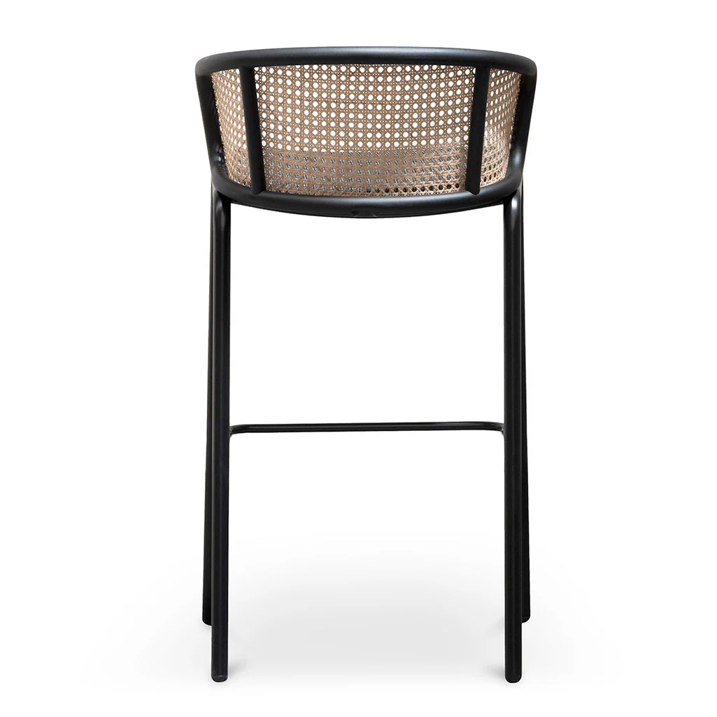 CBS6766-SD 75cm Fabric Bar Stool - Black Legs - Image 5