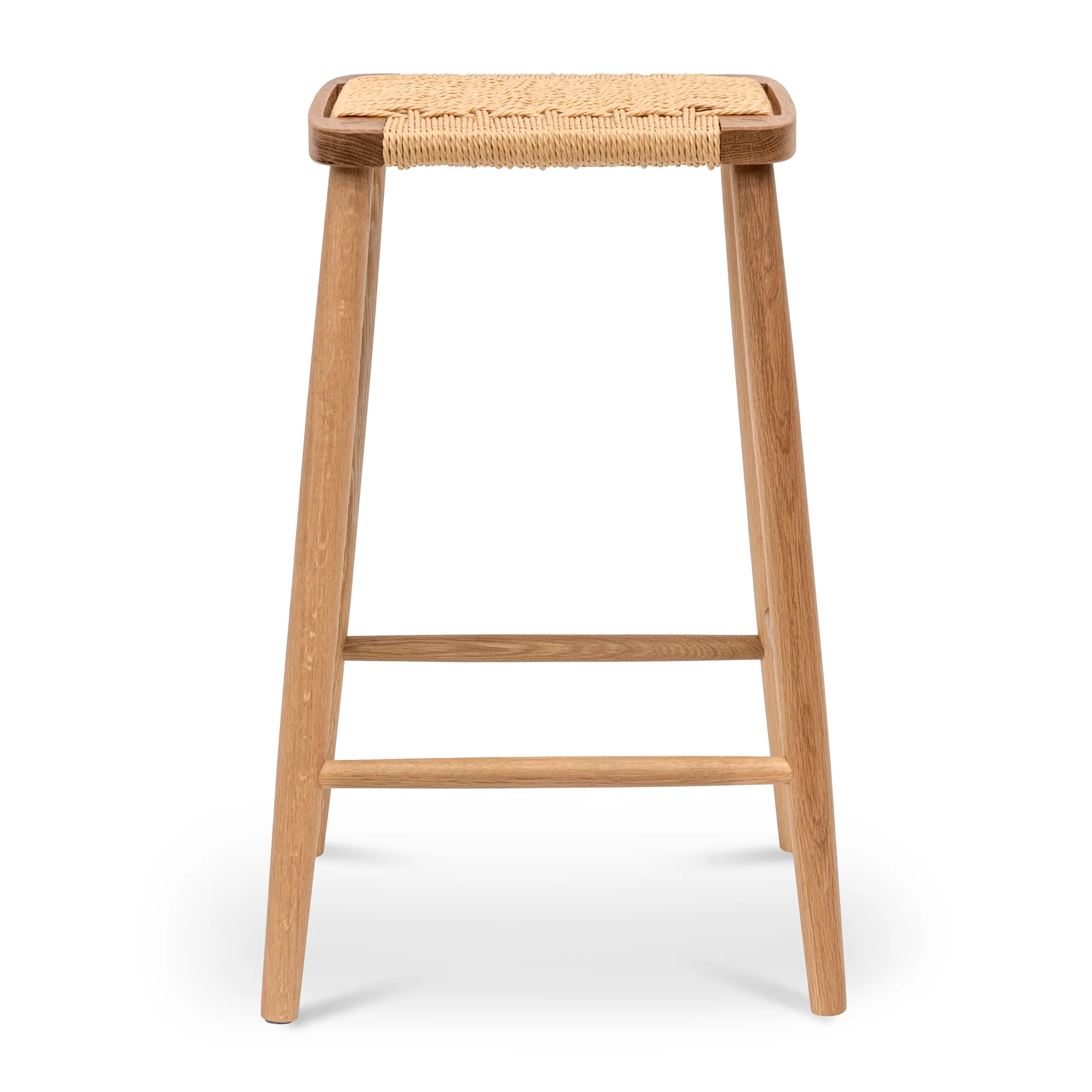 CBS8017-OW 65cm Rattan Bar Stool - Natural - Image 3