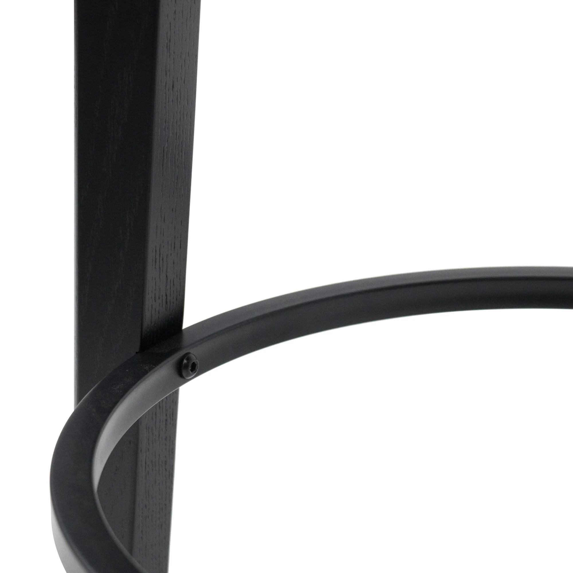 CBS8163-SU 65cm Solid wood Bar Stool - Full Black - Last one - Image 4