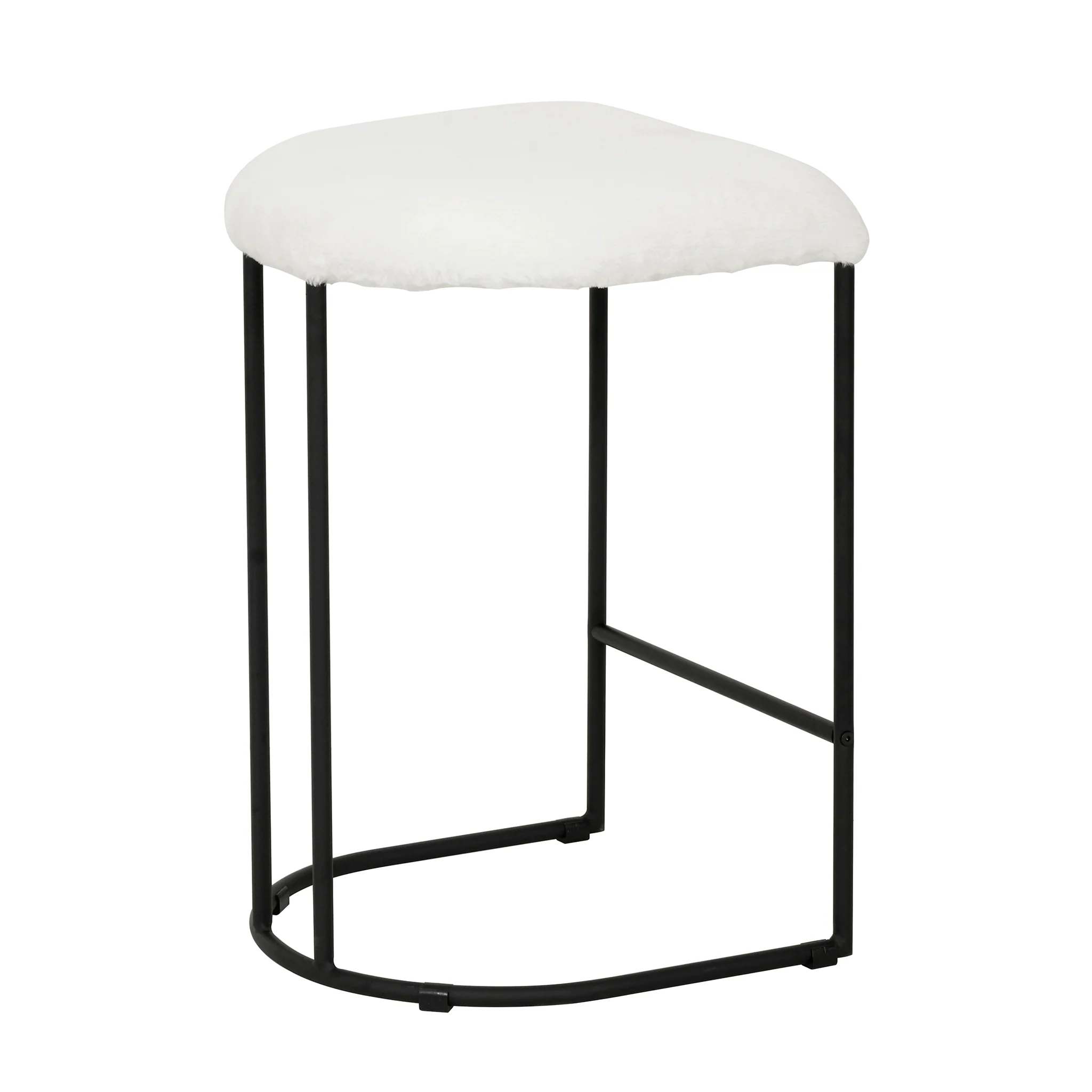 CBS8210-FH 65cm Bar Stool - Cloud Fur (Set of 2) - Image 6