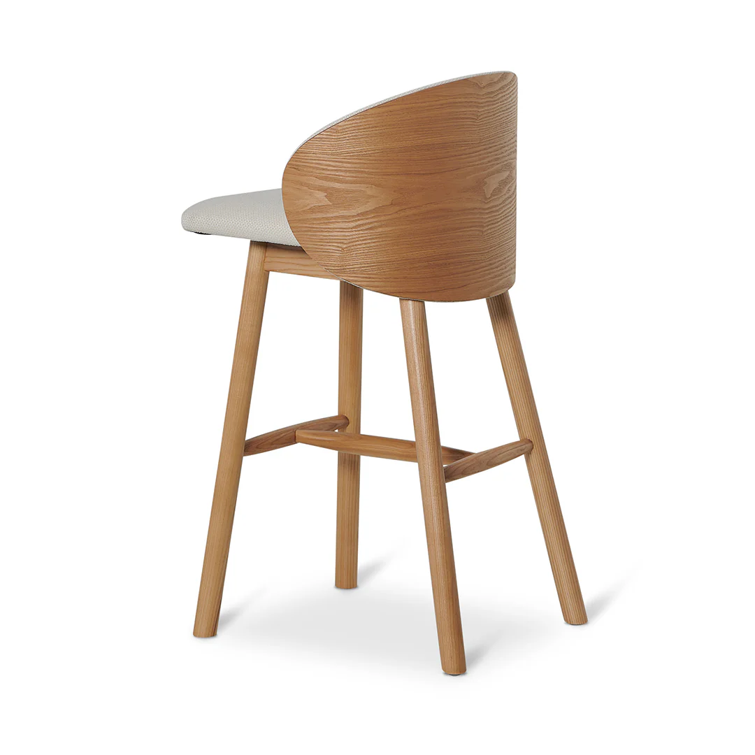 CBS8246-DR 65cm Natural Bar Stool - Beige - Image 8
