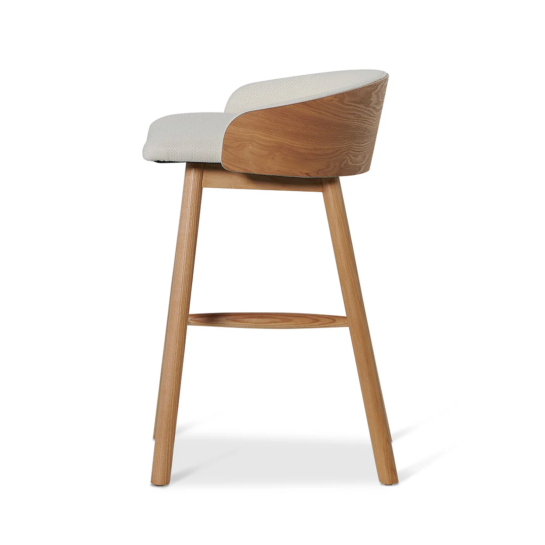 CBS8247-DR 65cm Natural Bar Stool - Beige - Image 6