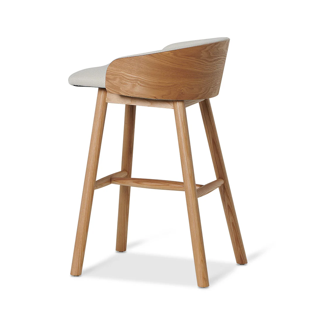 CBS8247-DR 65cm Natural Bar Stool - Beige - Image 7