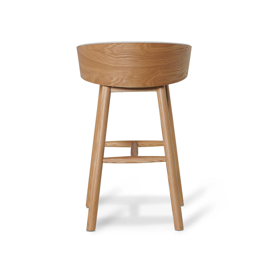 CBS8247-DR 65cm Natural Bar Stool - Beige - Image 8