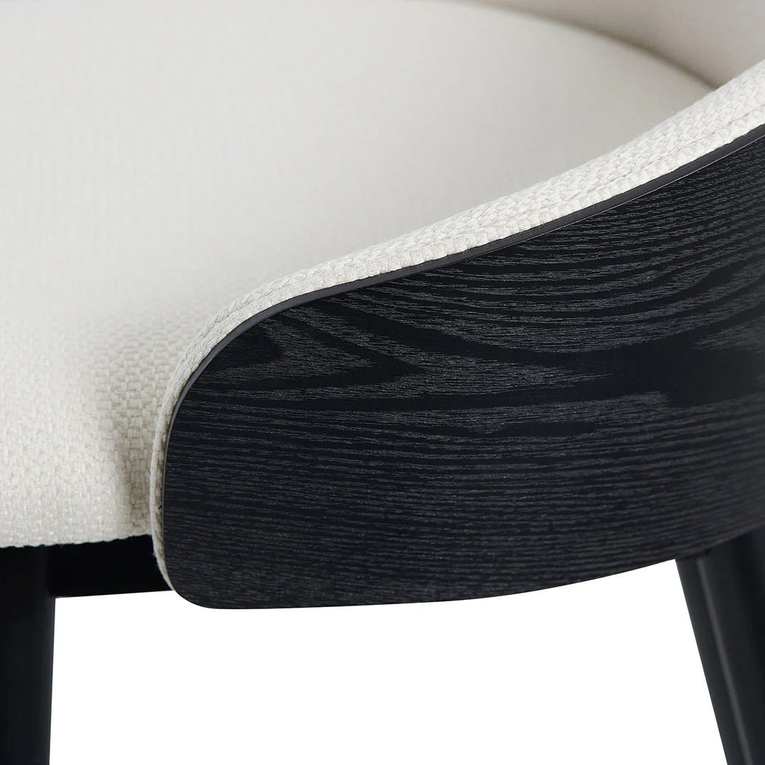 CBS8248-DR 65cm Black Bar Stool - Beige - Image 5