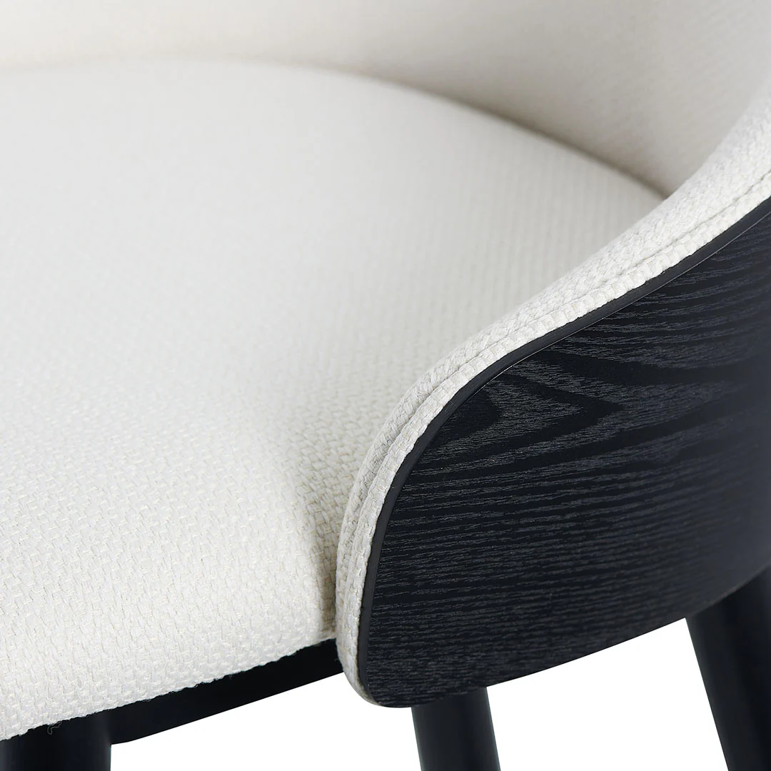 CBS8248-DR 65cm Black Bar Stool - Beige - Image 6