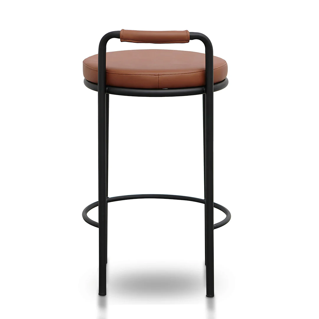 CBS8462-FHx2 65cm Bar Stool - Brown (Set of 2) - Image 5