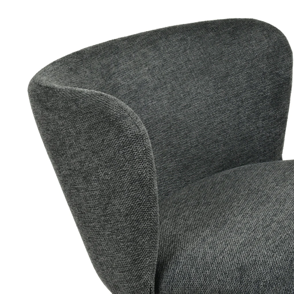 CBS8601-FHx2 65cm Bar Stool - Charcoal Grey (Set of 2) - Image 7