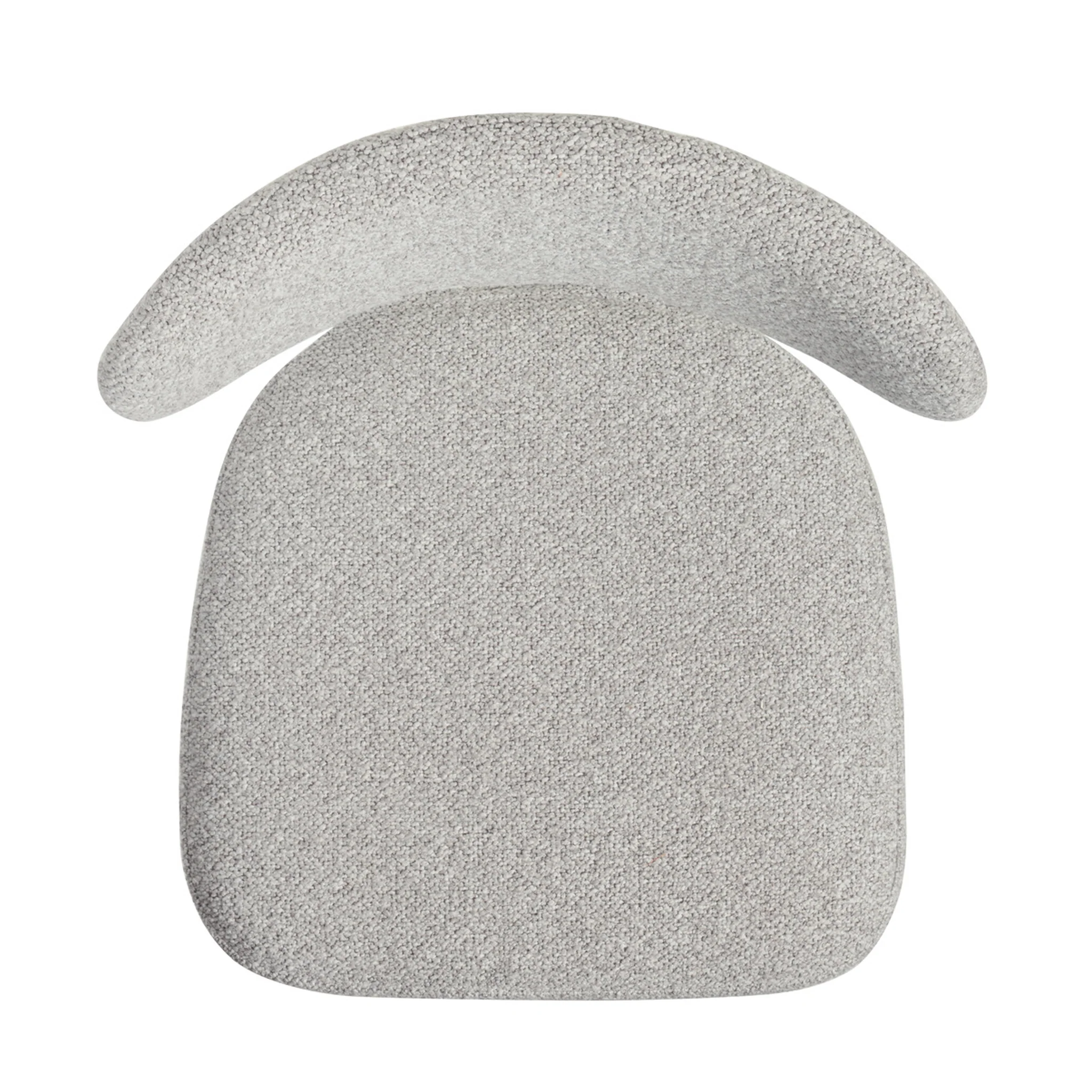 CBS8607-FHx2 65cm White Bar Stool - Clay Grey (Set of 2) - Image 7