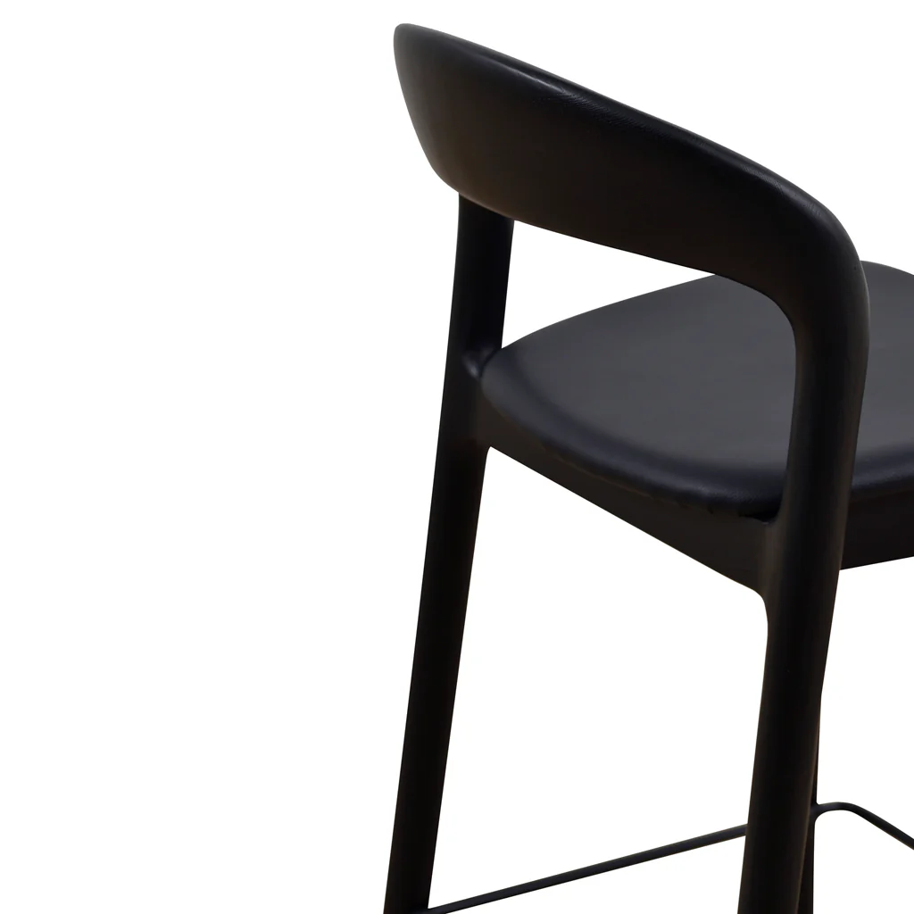 CBS8814-SD 65cm Bar Stool - Full Black (Set of 2) - Image 12