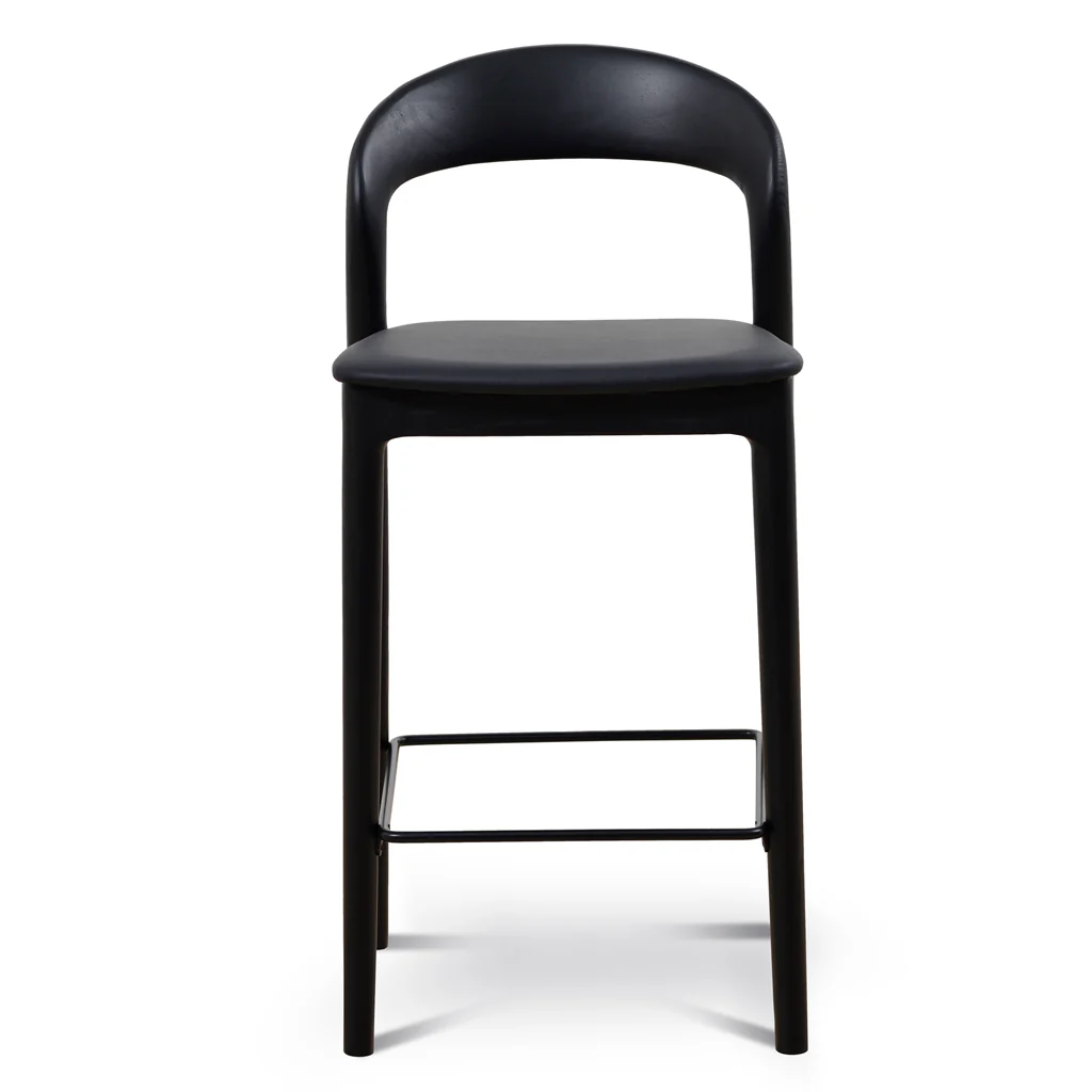 CBS8814-SD 65cm Bar Stool - Full Black (Set of 2) - Image 3