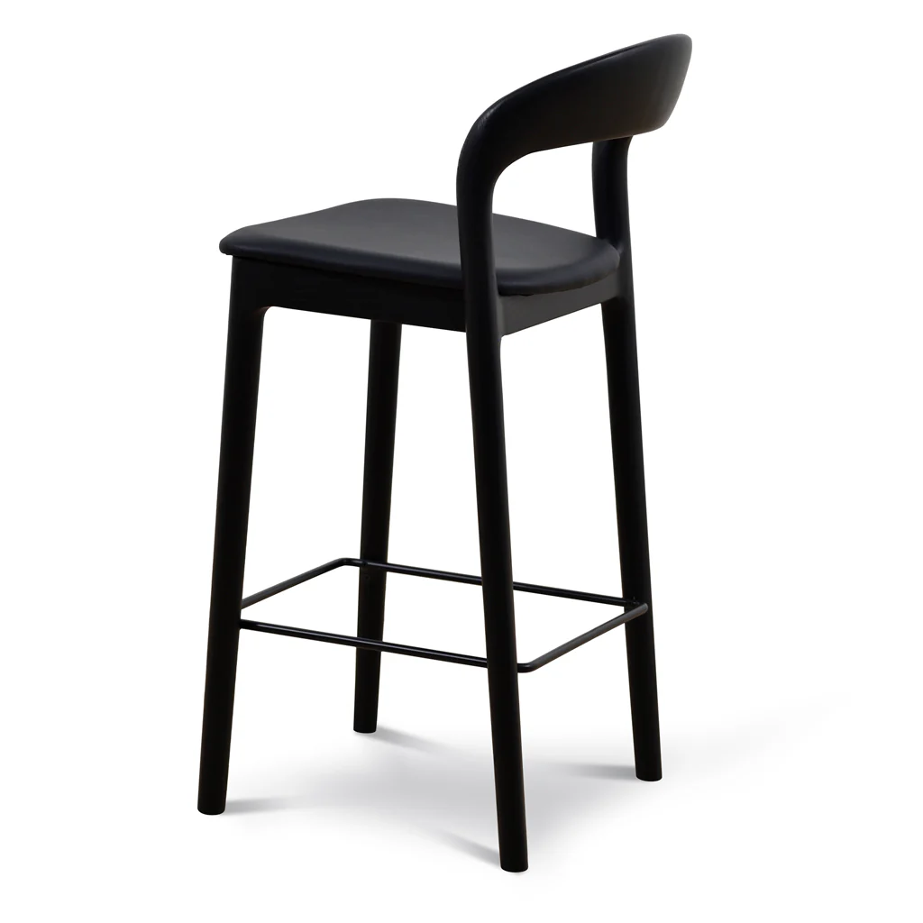 CBS8814-SD 65cm Bar Stool - Full Black (Set of 2) - Image 7
