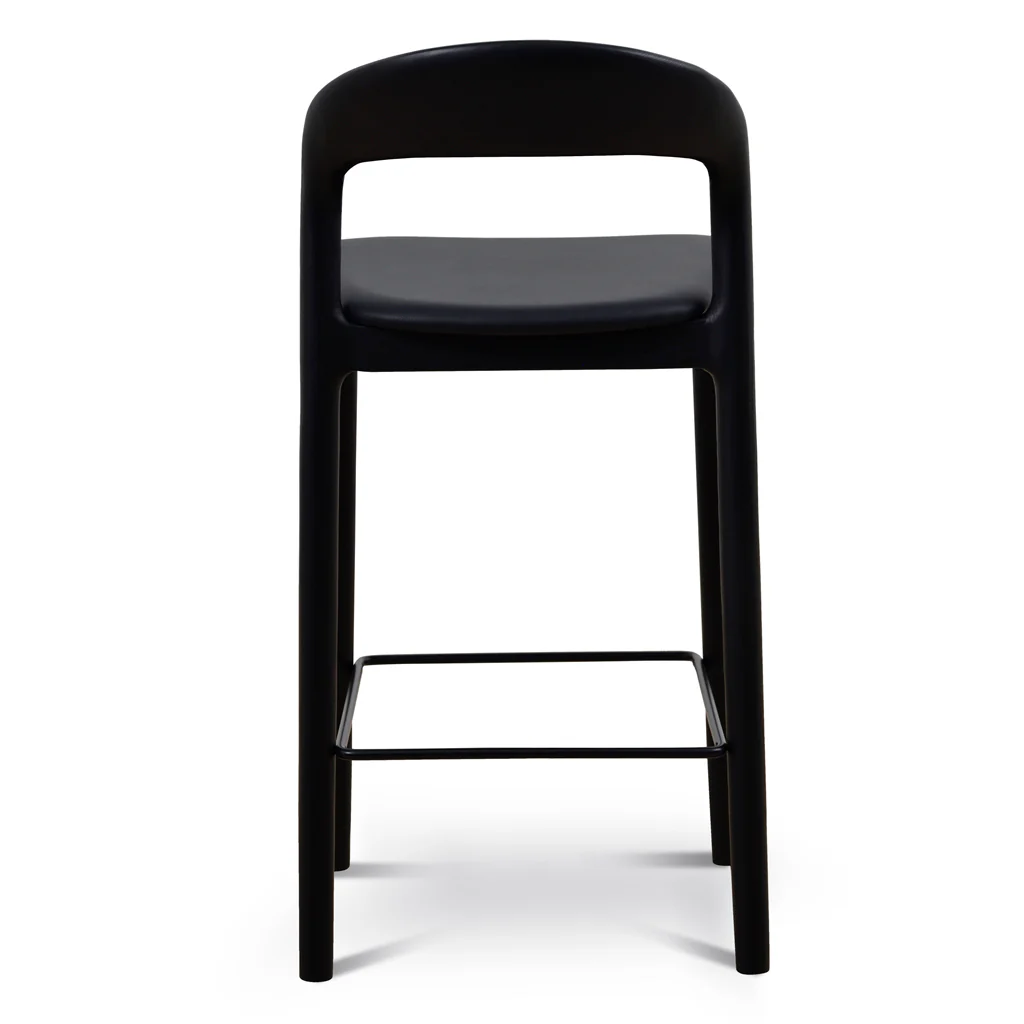 CBS8814-SD 65cm Bar Stool - Full Black (Set of 2) - Image 8
