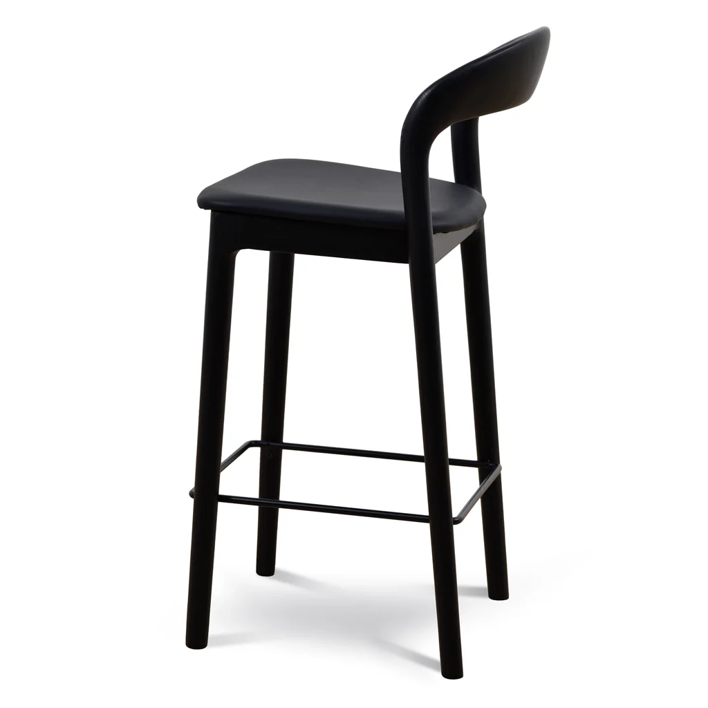 CBS8814-SD 65cm Bar Stool - Full Black (Set of 2) - Image 9