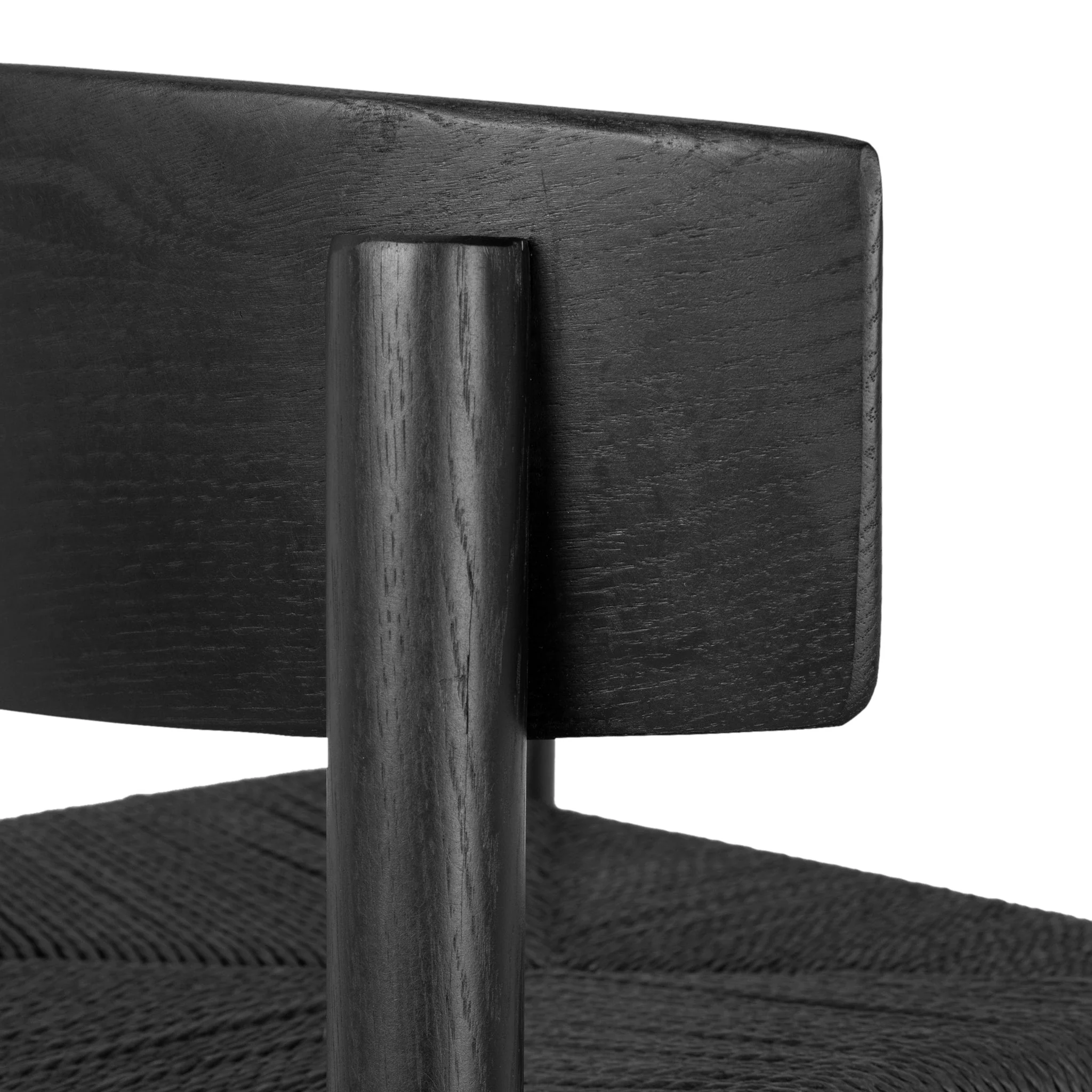 CBS8866-OW 65cm Bar Stool - Full Black with Back Rest - Image 13