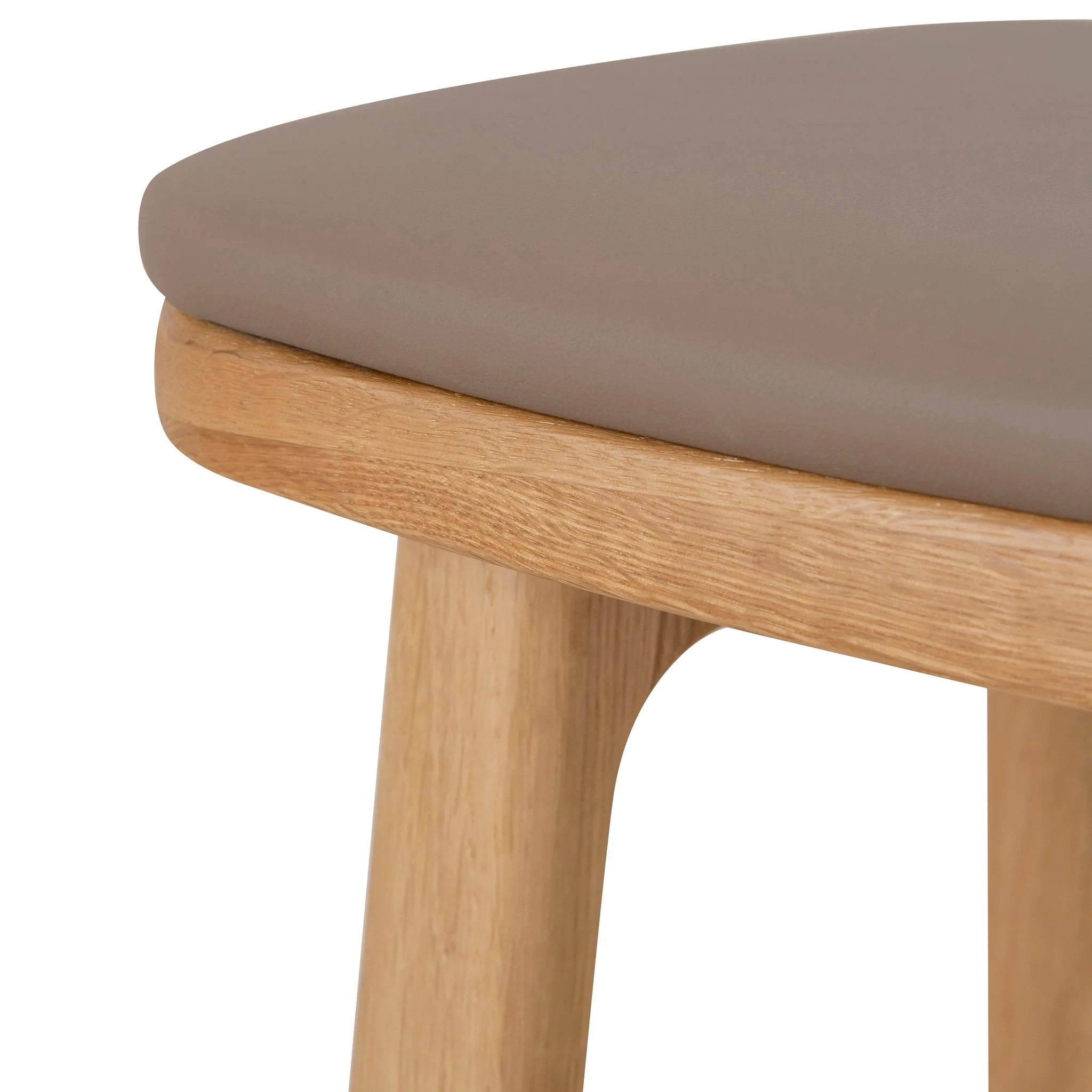 CBS8867-OW 67cm Natural Bar Stool - Mocha Brown - Image 10