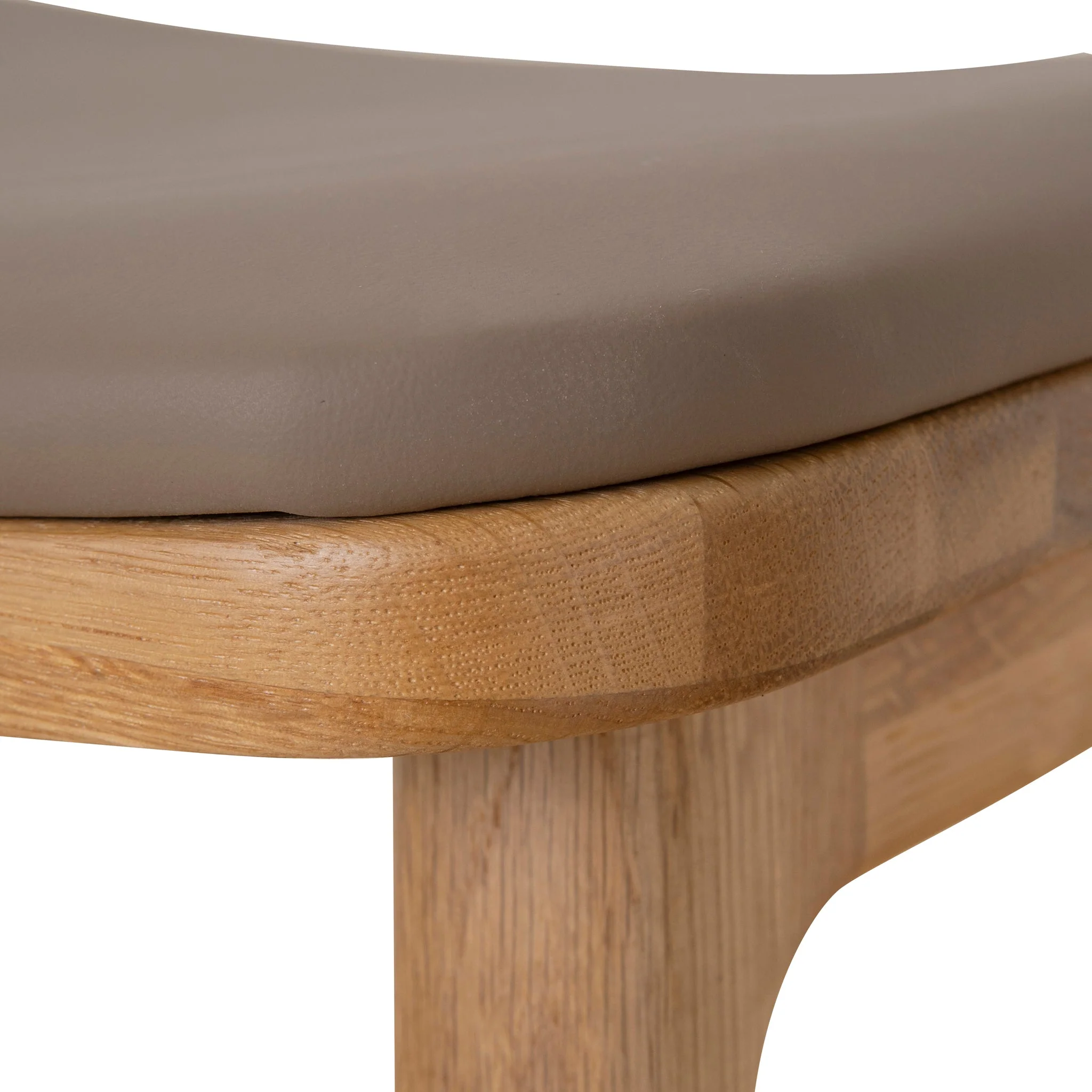CBS8867-OW 67cm Natural Bar Stool - Mocha Brown - Image 9