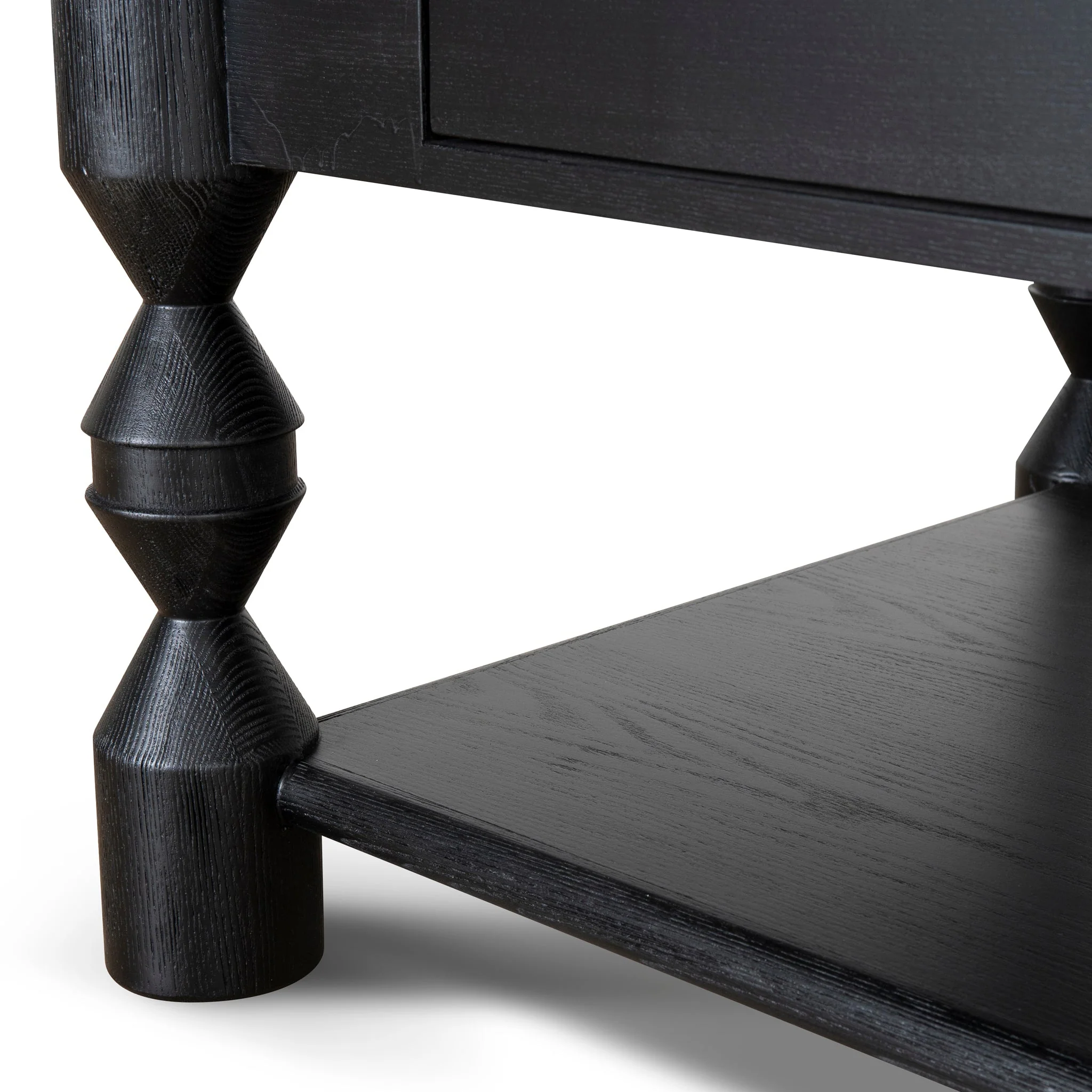 CCF10040-NI 1.4m Oval Coffee Table - Black - Image 9