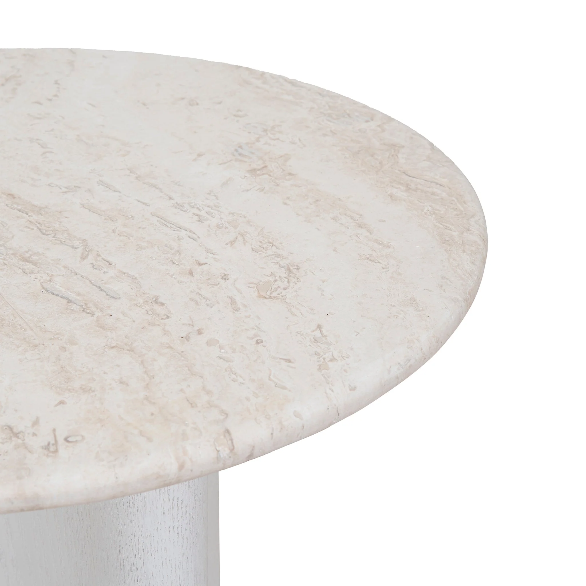 CCF10058-DW Nested Travertine Coffee Table - White - Image 18