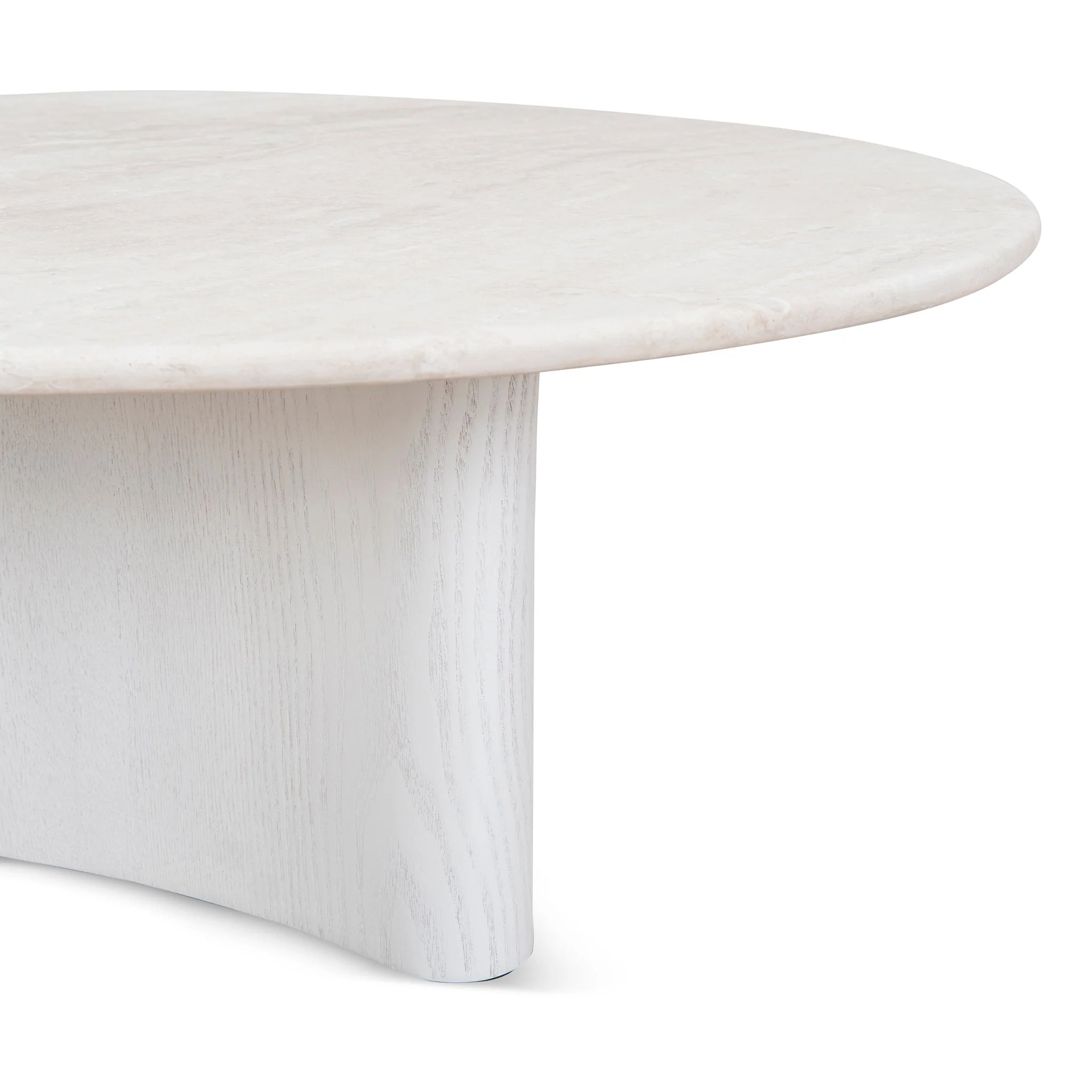 CCF10058-DW Nested Travertine Coffee Table - White - Image 22