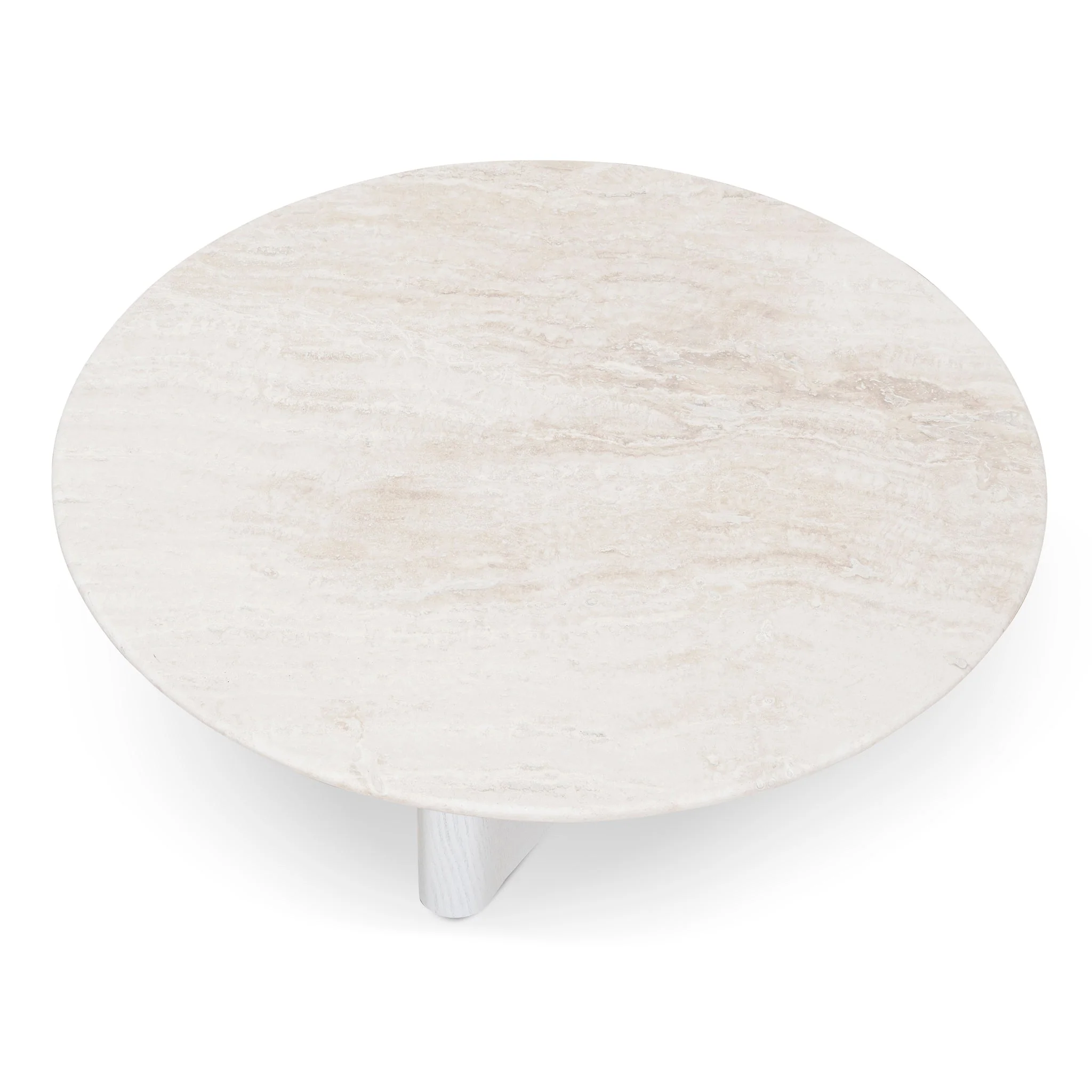 CCF10058-DW Nested Travertine Coffee Table - White - Image 4