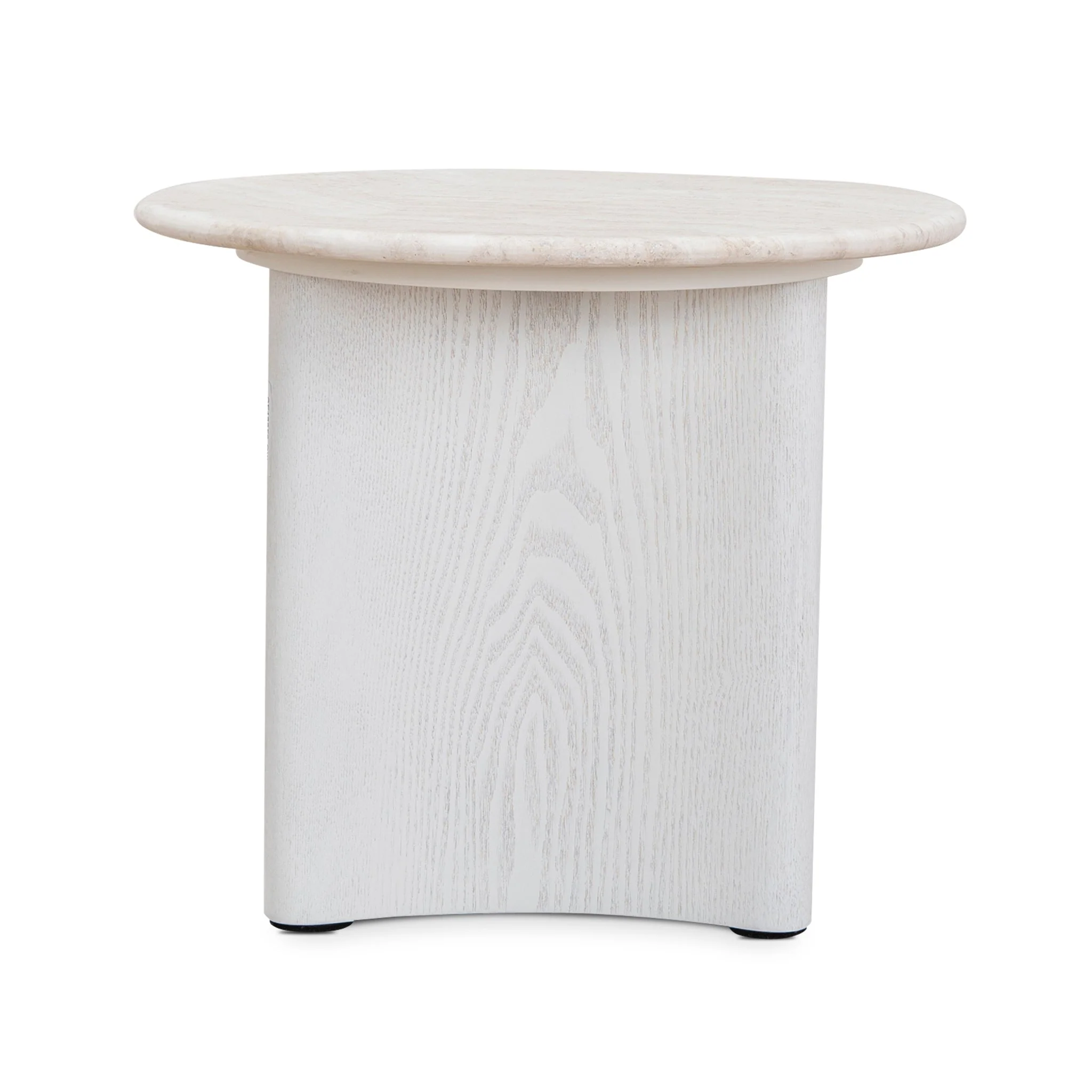 CCF10058-DW Nested Travertine Coffee Table - White - Image 8