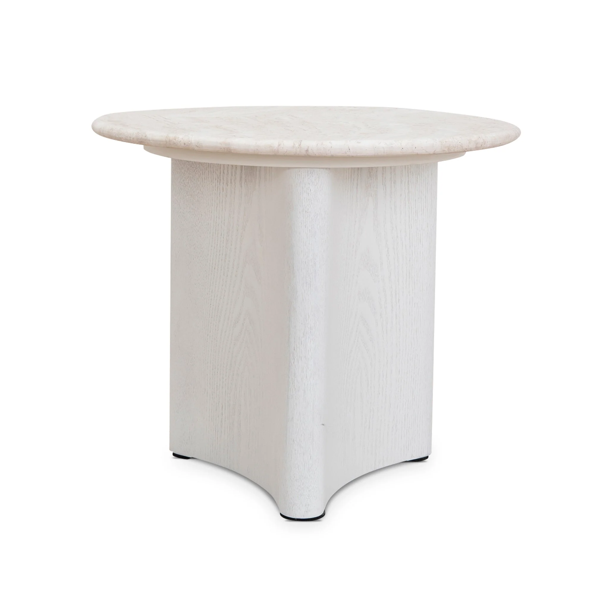 CCF10058-DW Nested Travertine Coffee Table - White - Image 9