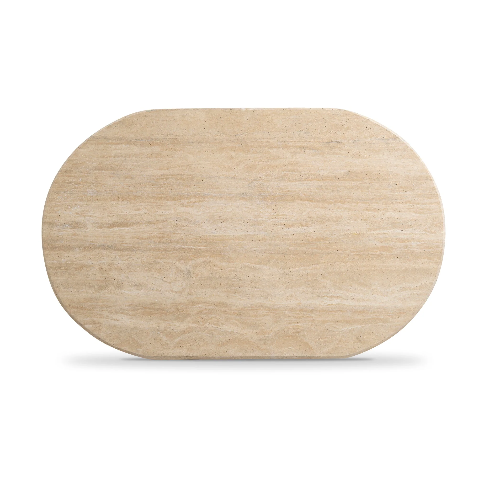 CCF10119-NI 1.2m Oval Travertine Coffee Table - Natural - Image 11