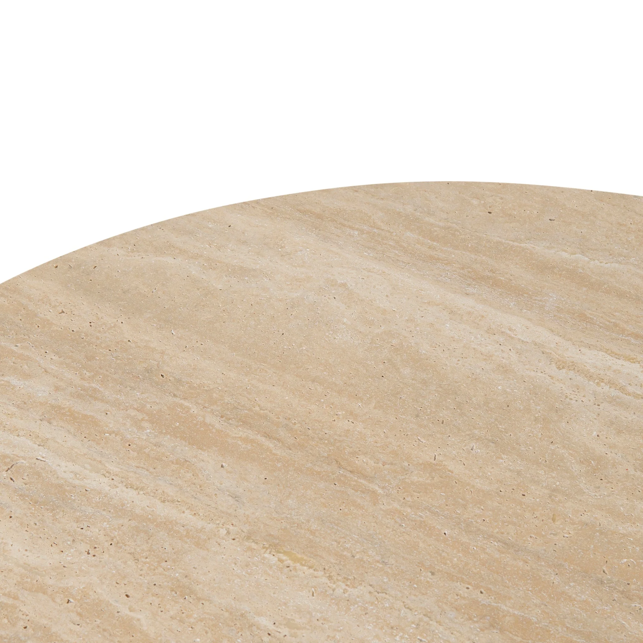 CCF10119-NI 1.2m Oval Travertine Coffee Table - Natural - Image 8