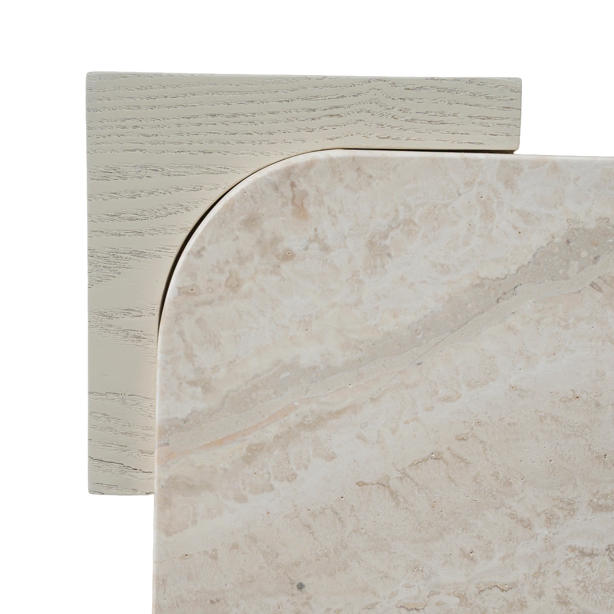 CCF10175-DW 1.26m Travertine Coffee Table - Ivory Oat - Image 10