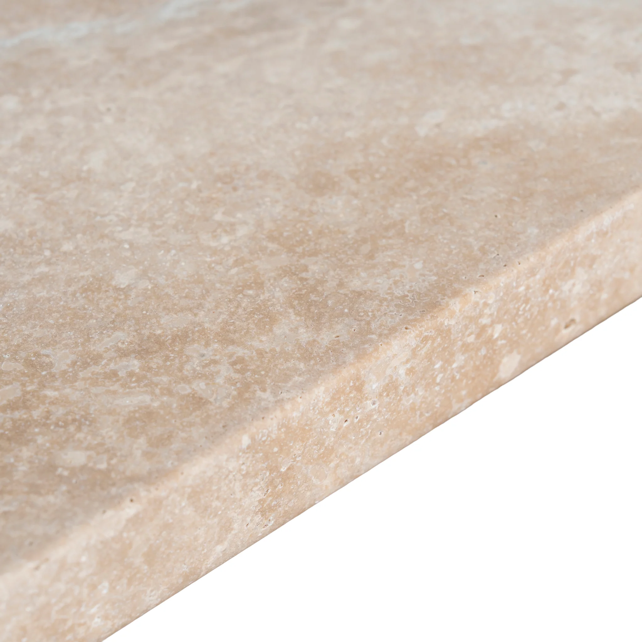 CCF10373-NY 100cm Travertine Coffee Table - Walnut - Image 10