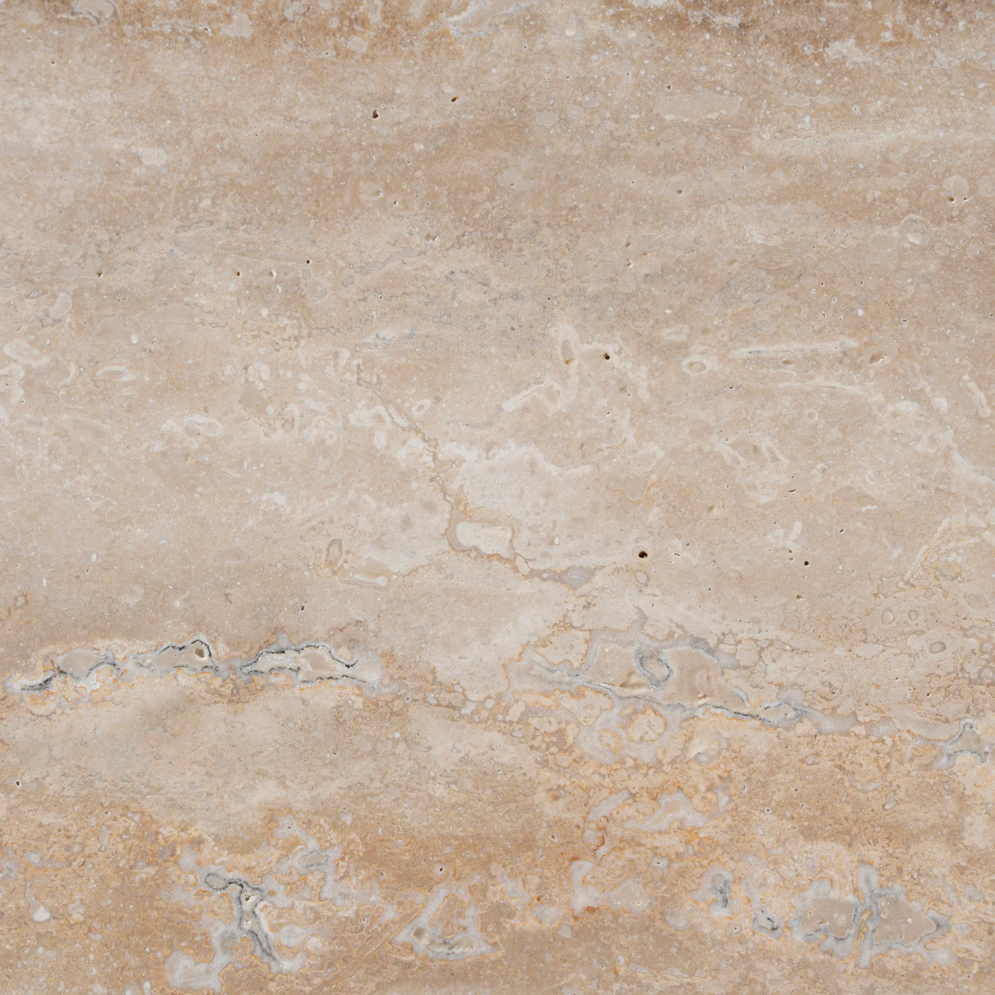 CCF10373-NY 100cm Travertine Coffee Table - Walnut - Image 12
