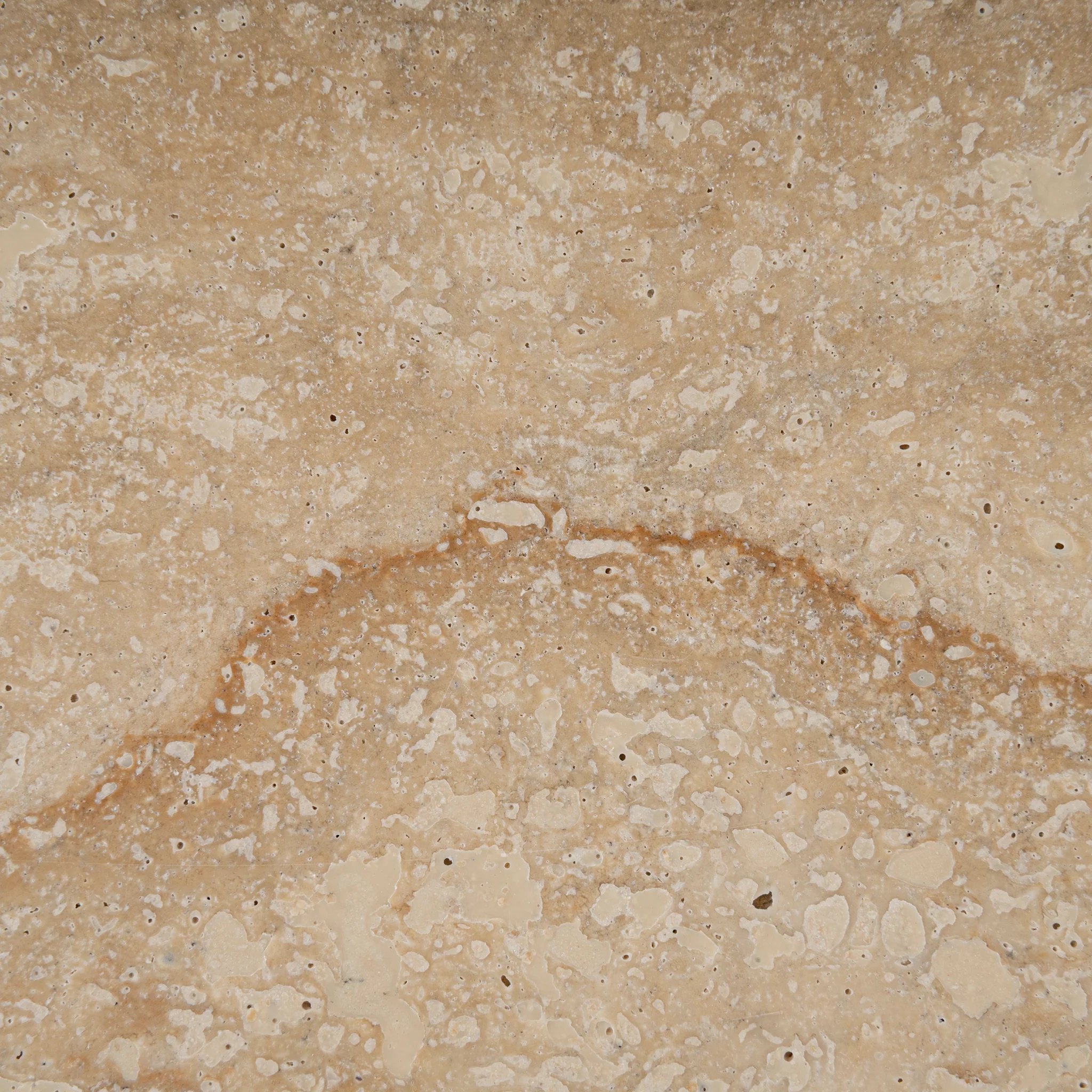 CCF10430-NI 100cm Round Travertine Coffee Table - Black - Image 14
