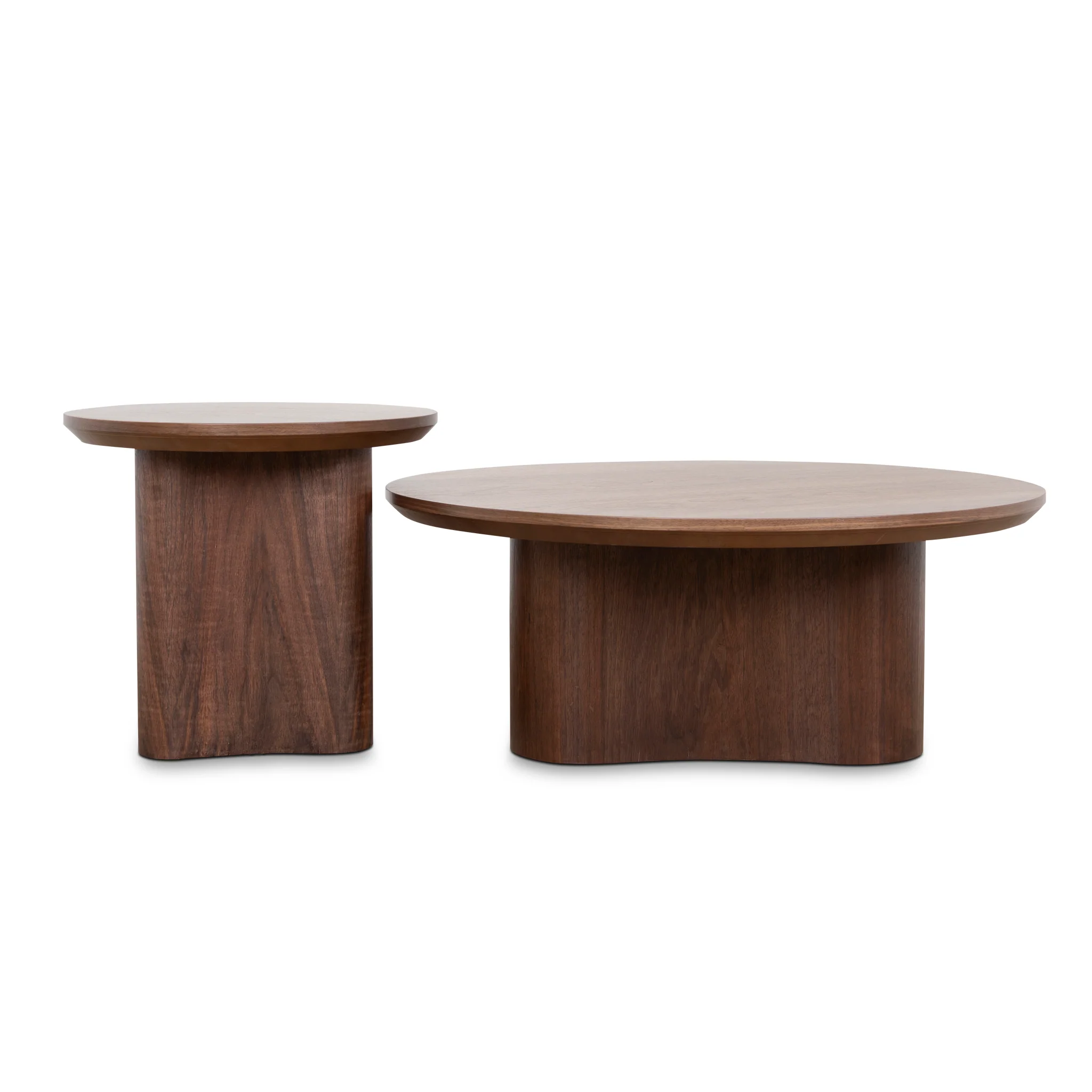CCF10591-KD Nested Coffee Table - Light Walnut - Image 2