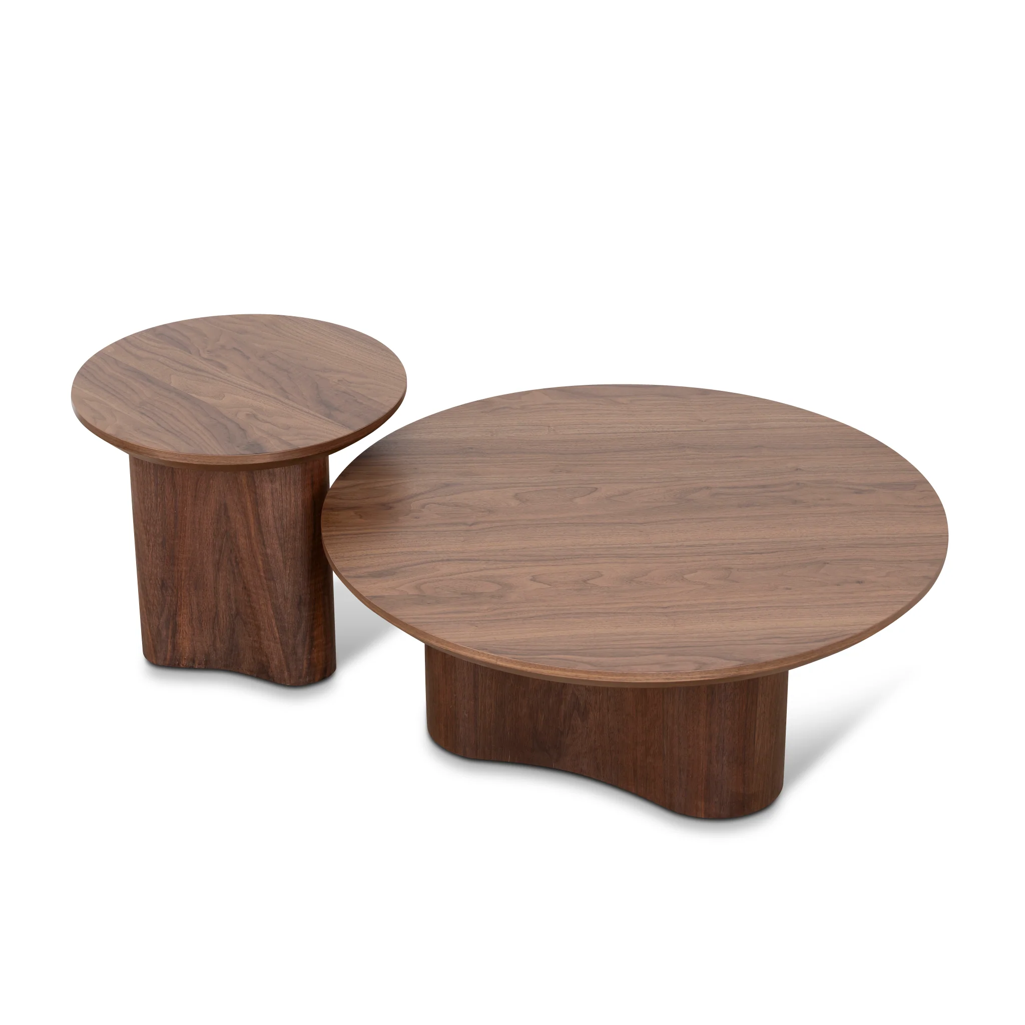 CCF10591-KD Nested Coffee Table - Light Walnut - Image 3