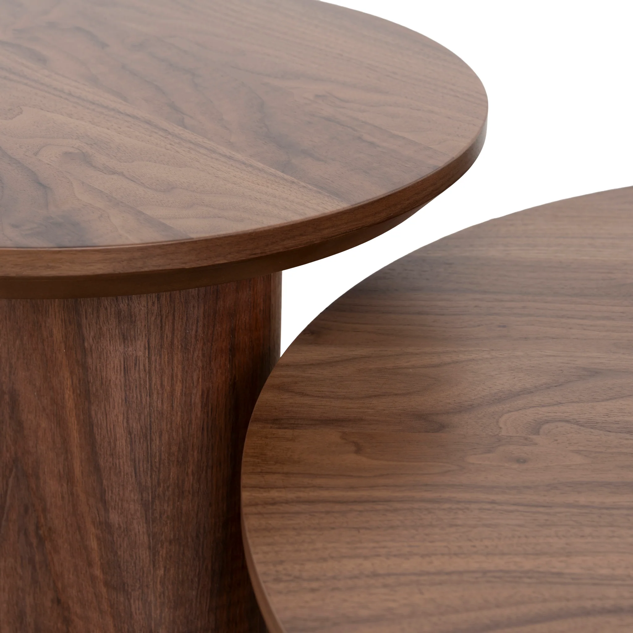 CCF10591-KD Nested Coffee Table - Light Walnut - Image 4