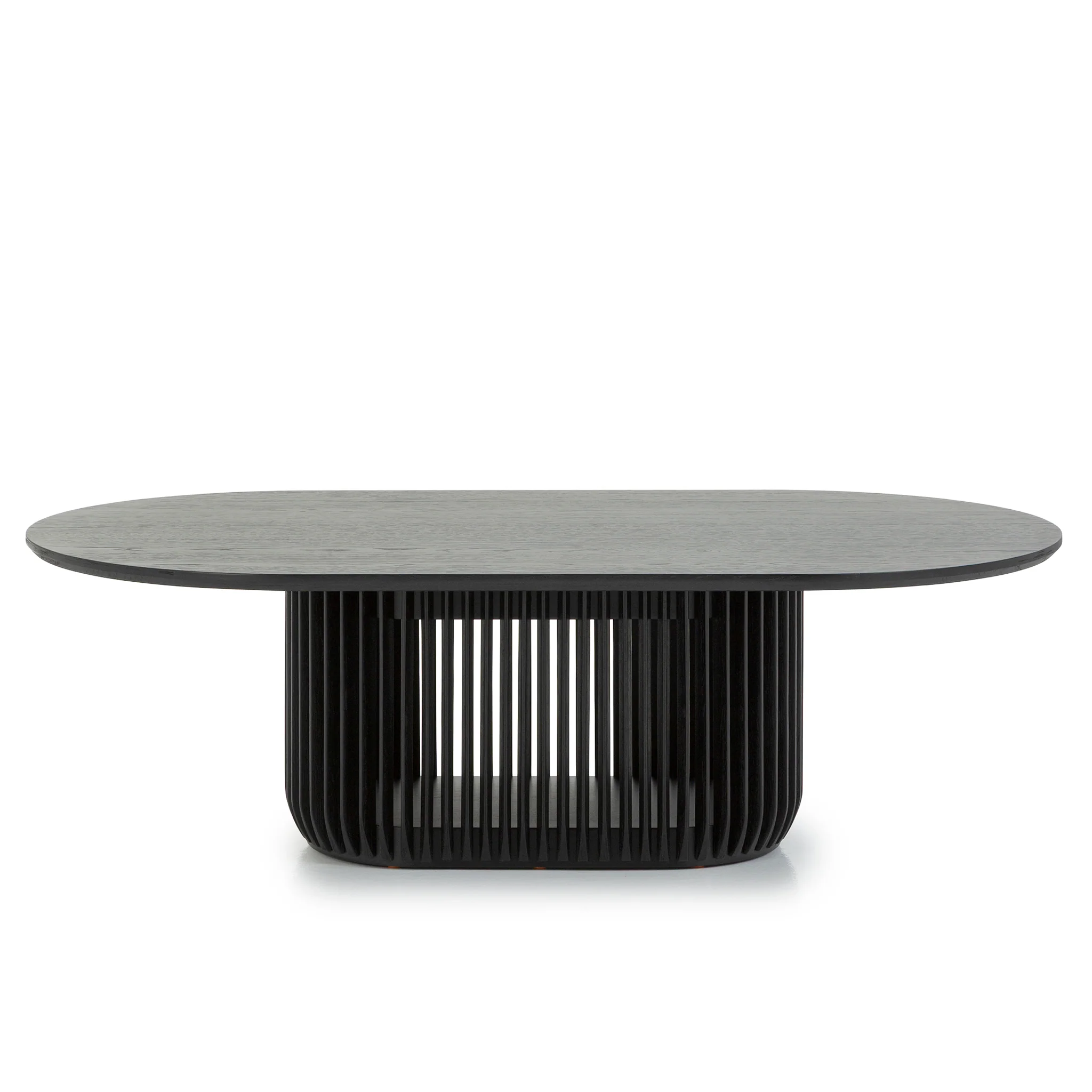 CCF10677-CU 1.3m Oval Coffee Table - Black Stain - Image 2