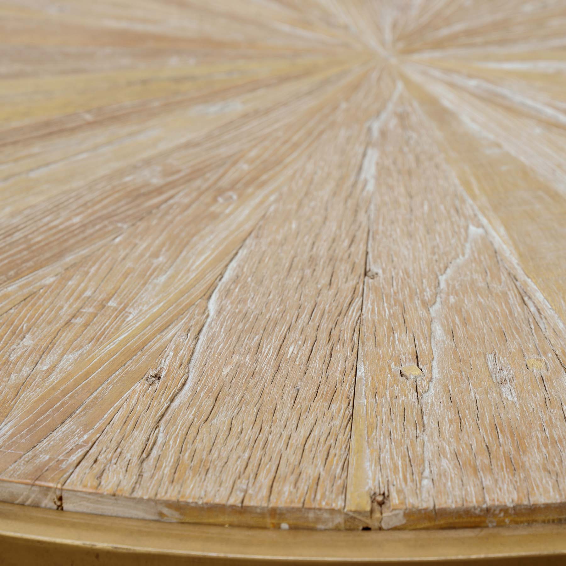 CCF1085-NI 1m Round Elm Coffee Table - Image 5