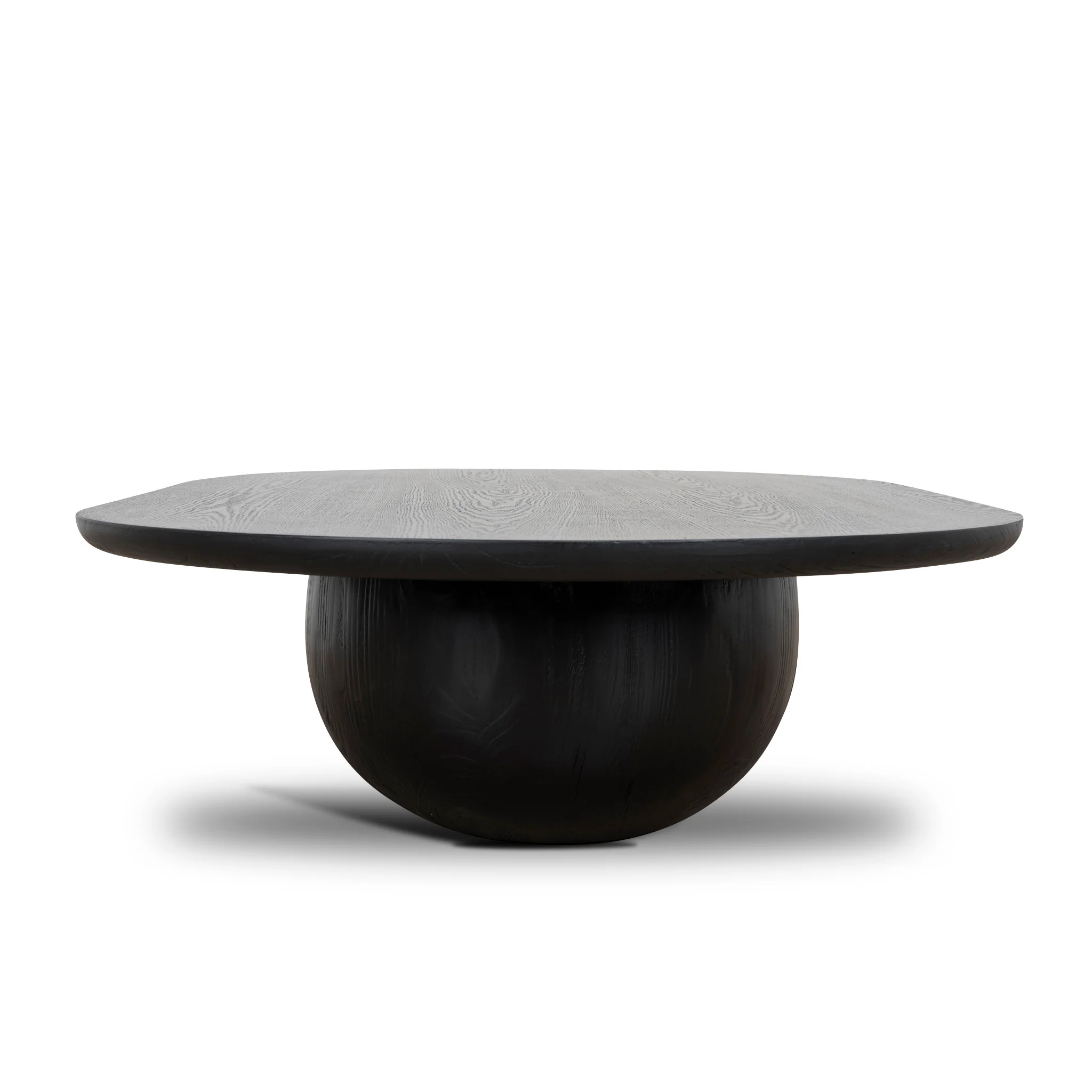 CCF10899-NI 1.3m Elm Coffee Table - Full Black - Image 3