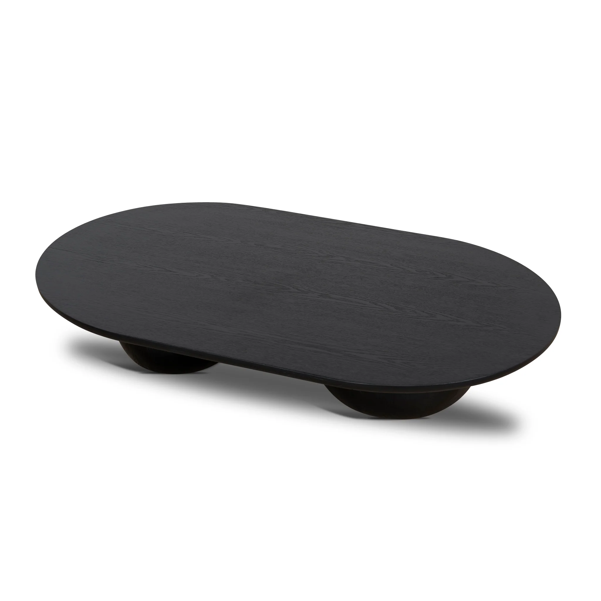 CCF10899-NI 1.3m Elm Coffee Table - Full Black - Image 4
