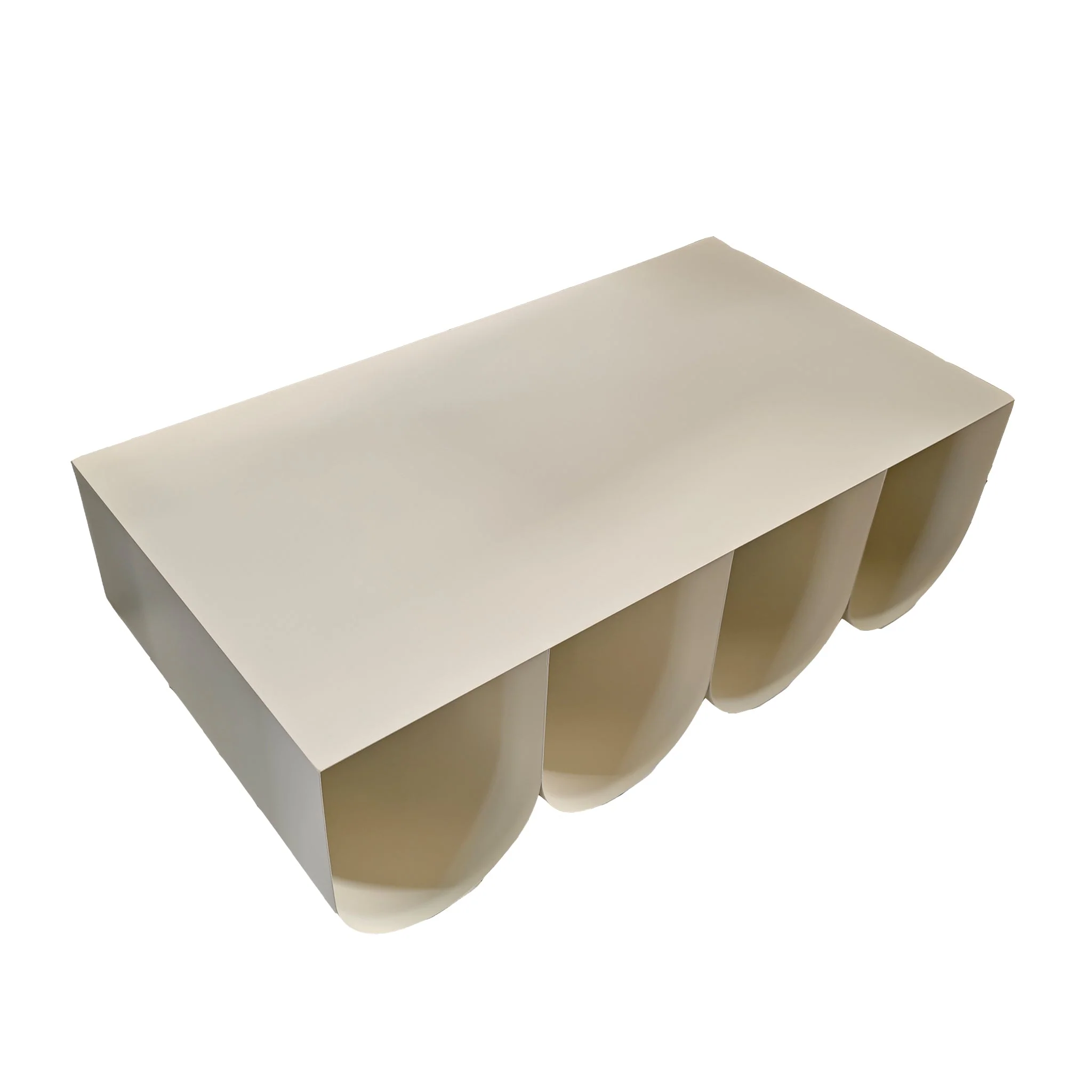 CCF12092-BC 1.1cm Coffee Table - Ivory White - Image 2