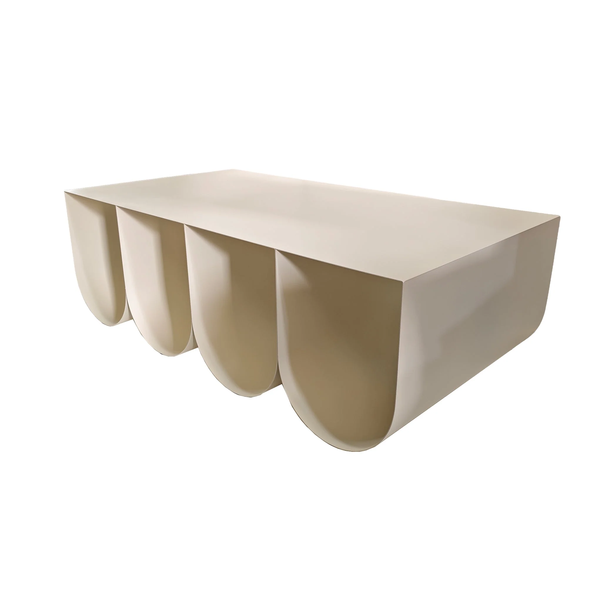 CCF12092-BC 1.1cm Coffee Table - Ivory White - Image 3