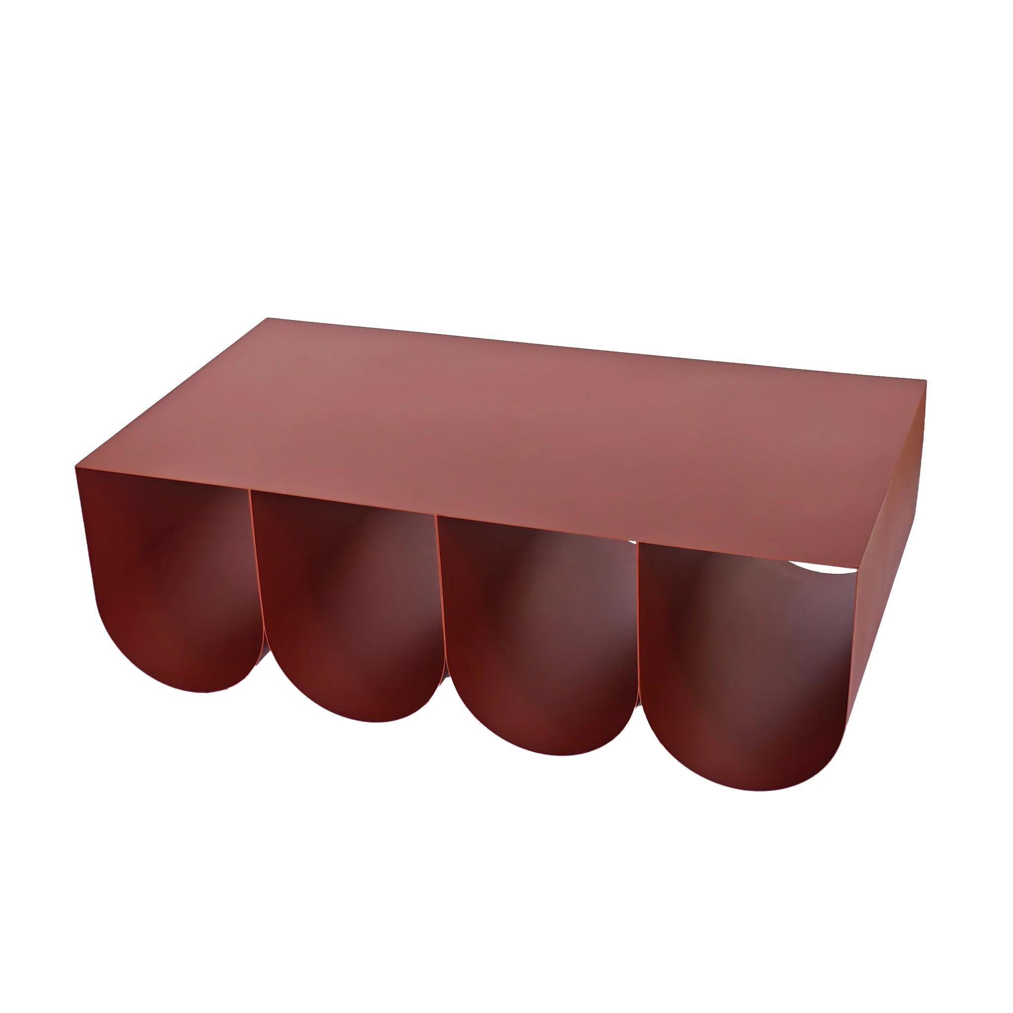 CCF12094-BC 1.1cm Coffee Table - Burgundy Red - Image 3