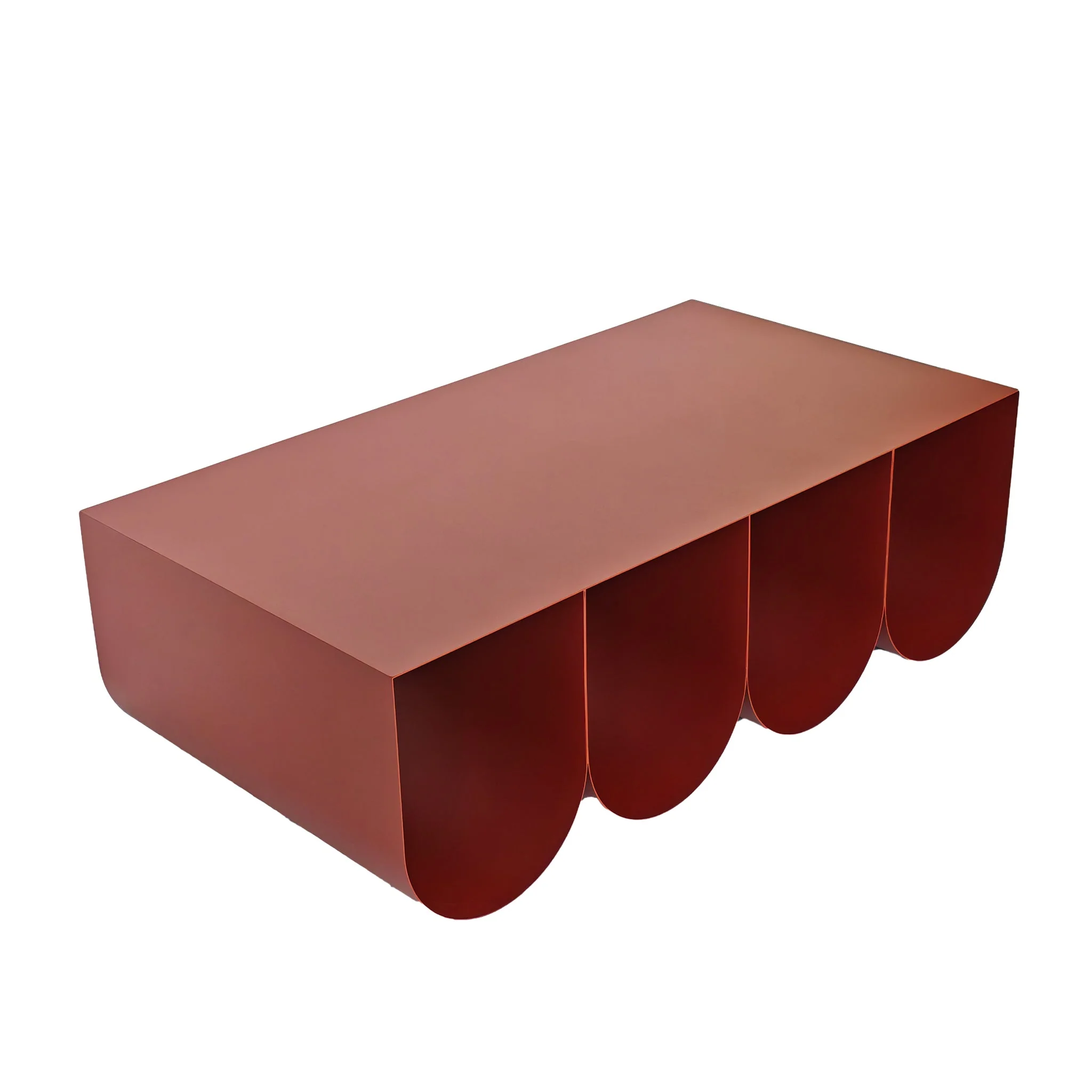 CCF12094-BC 1.1cm Coffee Table - Burgundy Red - Image 4