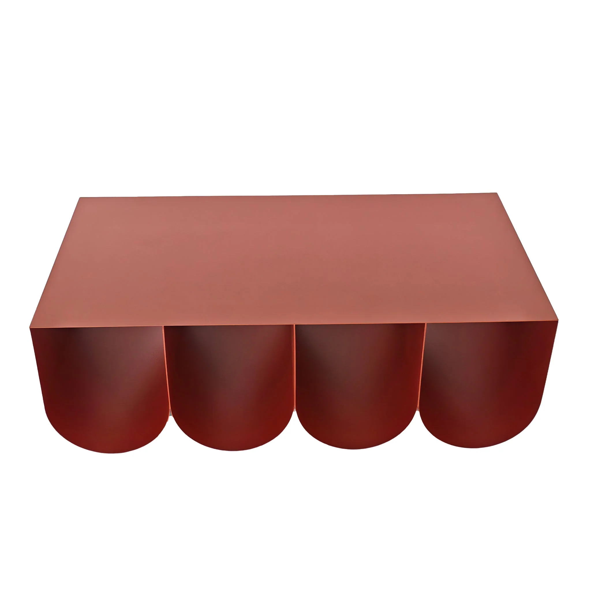 CCF12094-BC 1.1cm Coffee Table - Burgundy Red - Image 5